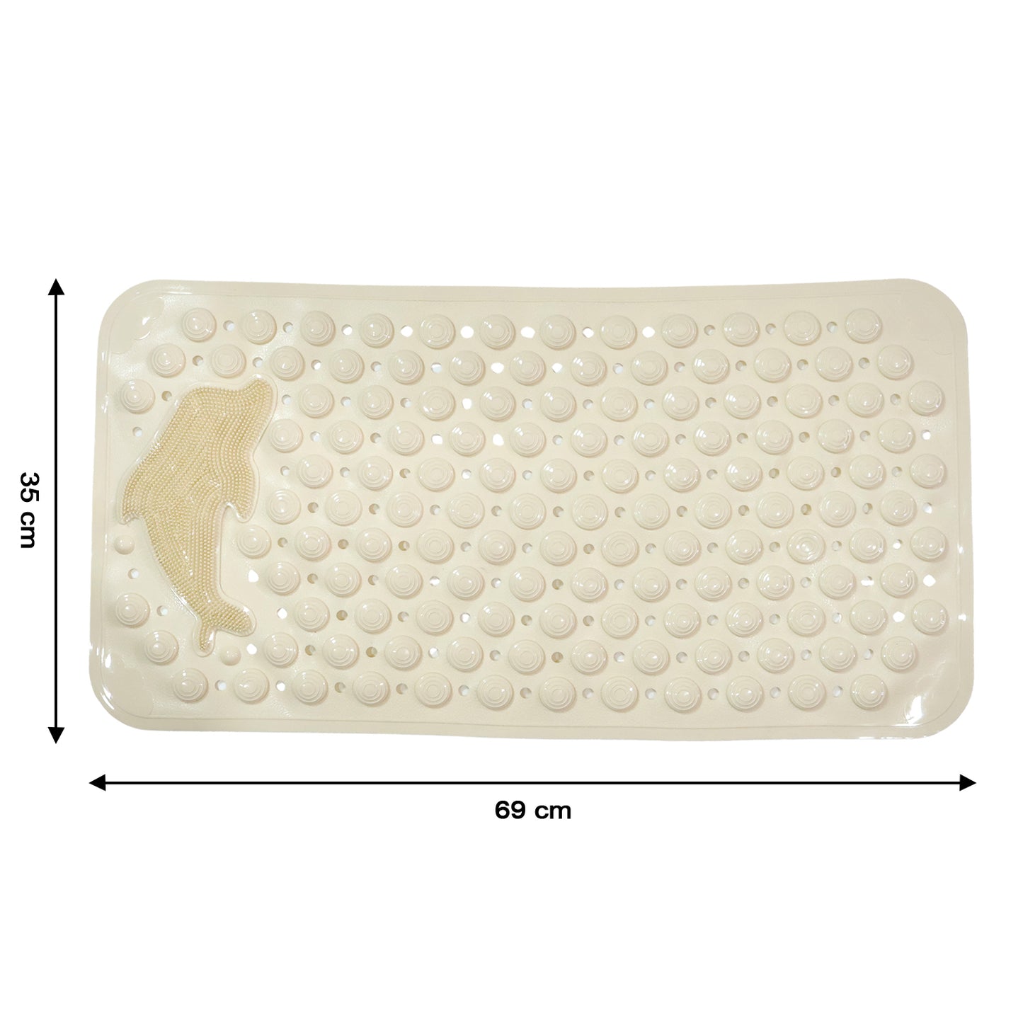 Anti-Slip Bath Mat with Suction Cups (69 x 35 Cm) - Bathroom Safety Floor Grip - Happy Price - Image 5