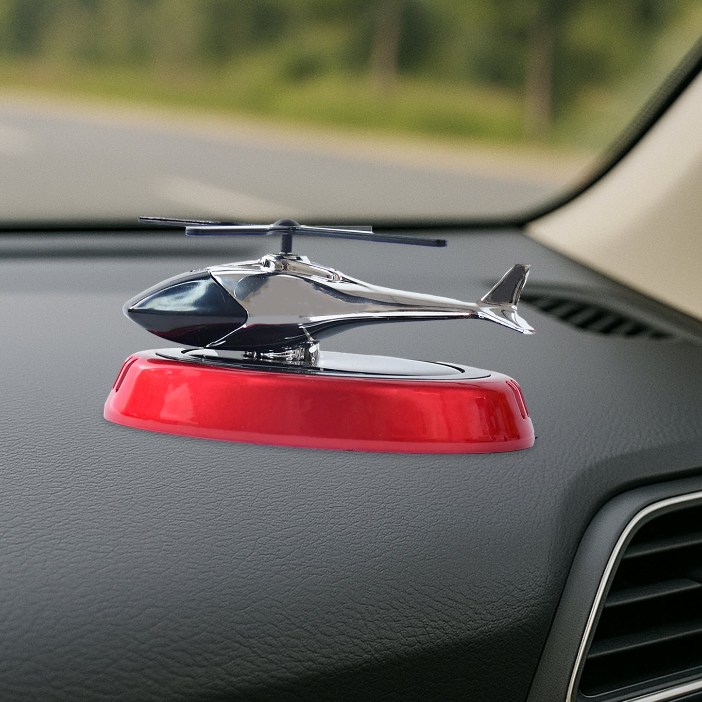 Solar-powered Rotating Helicopter Car Air Freshener - Happy Price - Image 5
