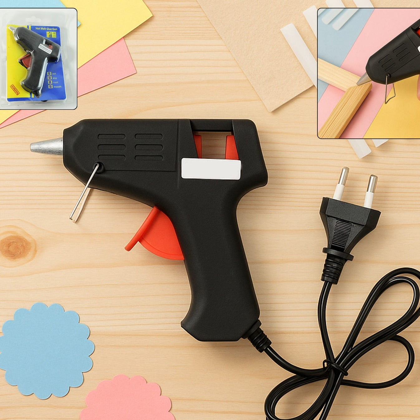20W Fast Heat Glue Gun for Crafts & Repairs (1 Pc) - Happy Price - Image 1