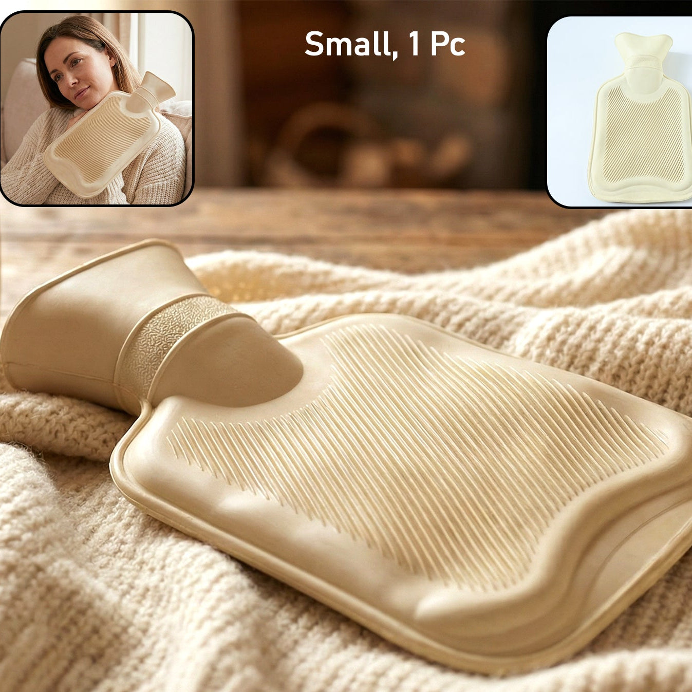 Reusable Hot Water Bag for Pain Relief & Warm Compress Therapy (1 Pc) - Happy Price - Image 1