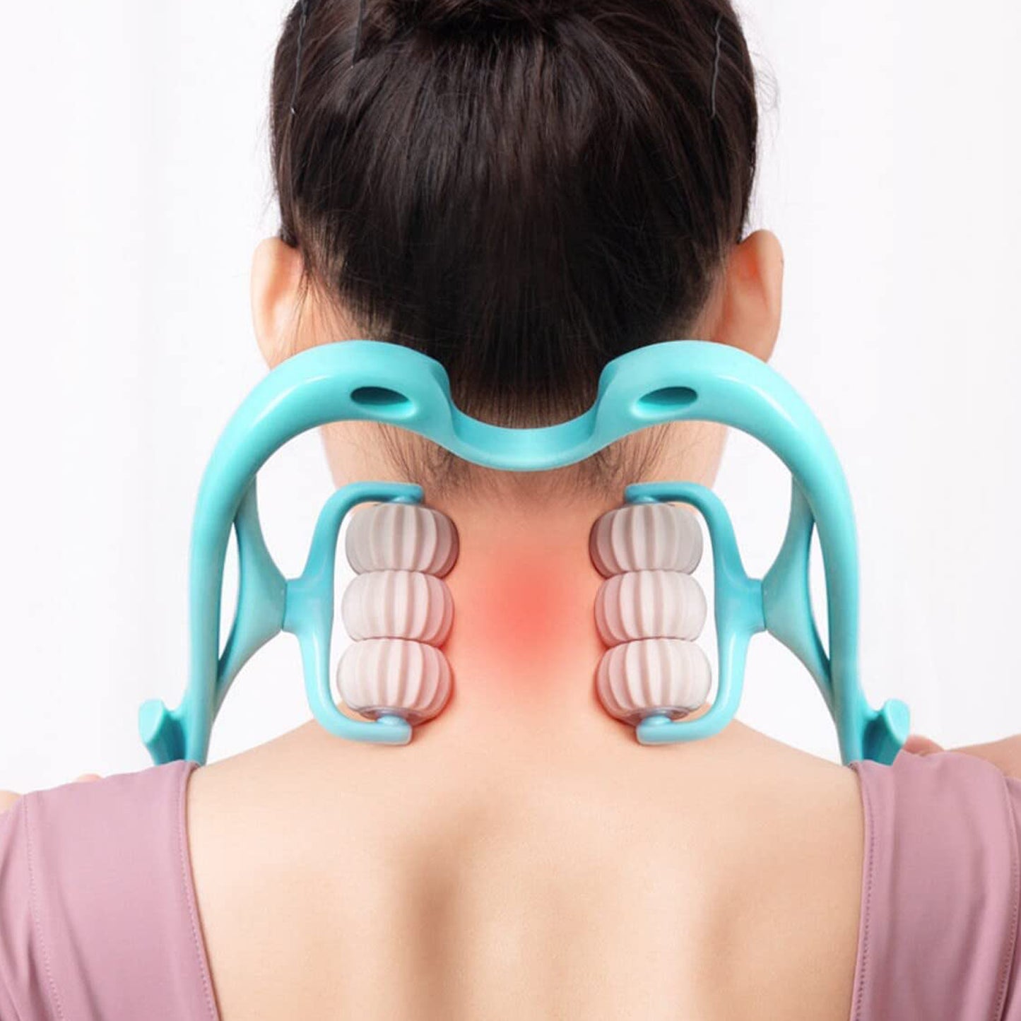 Neck Shoulder Massager Portable Relieving The Back For Men Relieving The Waist Women (1pc) - Happy Price - Image 2
