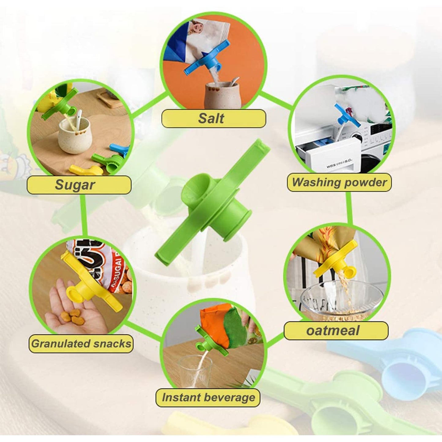 Food Bag Clip Seal Pour Storage Food Sealing Clip - Happy Price - Image 6