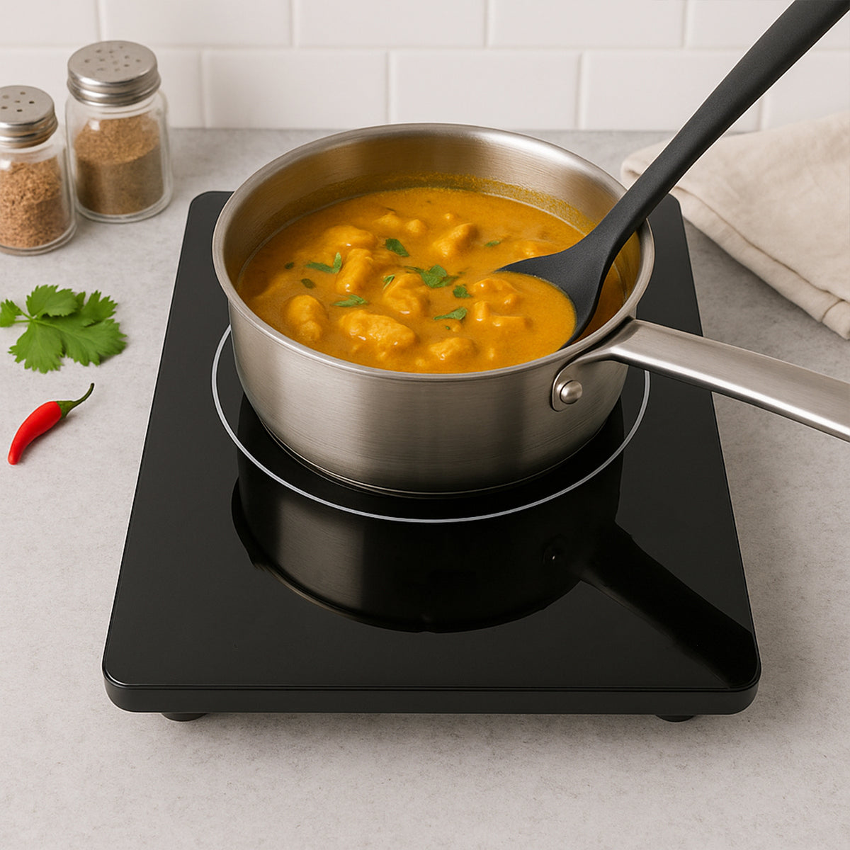 Orbit 2000W Induction Cooker with Touch Control - Fast & Energy Efficient - Happy Price - Image 6
