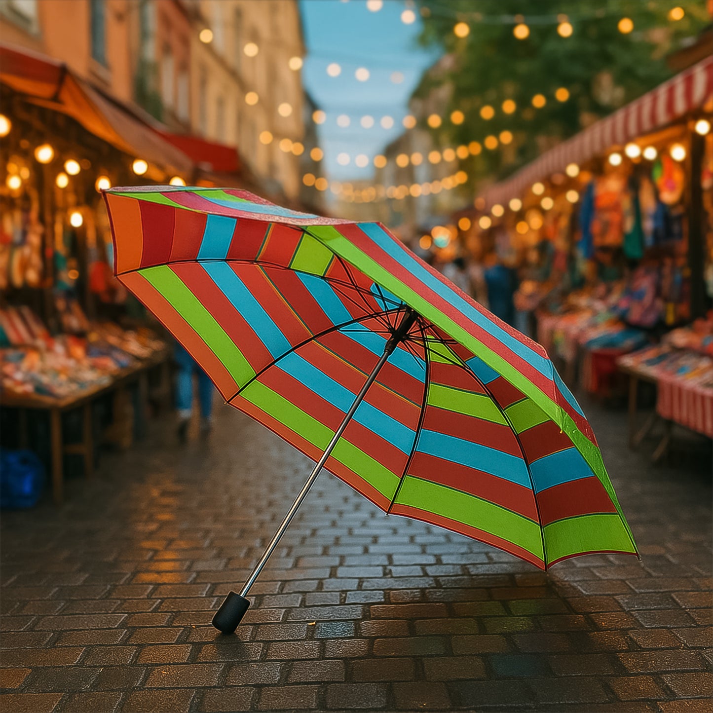 3-fold Sun Rain Protective Solid Foldable Umbrella (1 Pc) - Happy Price - Image 4