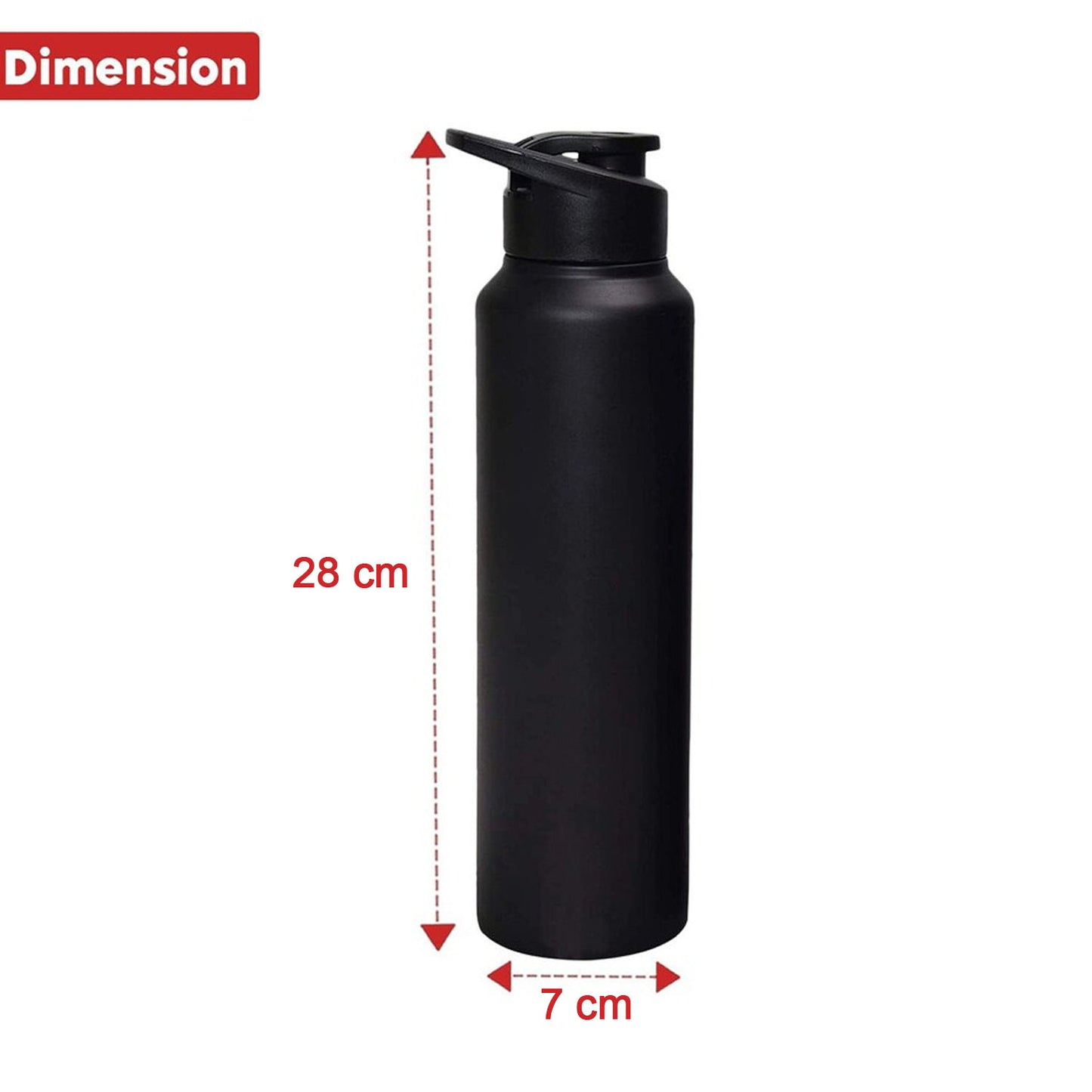 1000ml Stainless Steel Flip-Top Sports Water Bottle - Reusable for Gym, Travel, Office - 1 Pc - Great Price - Image 5