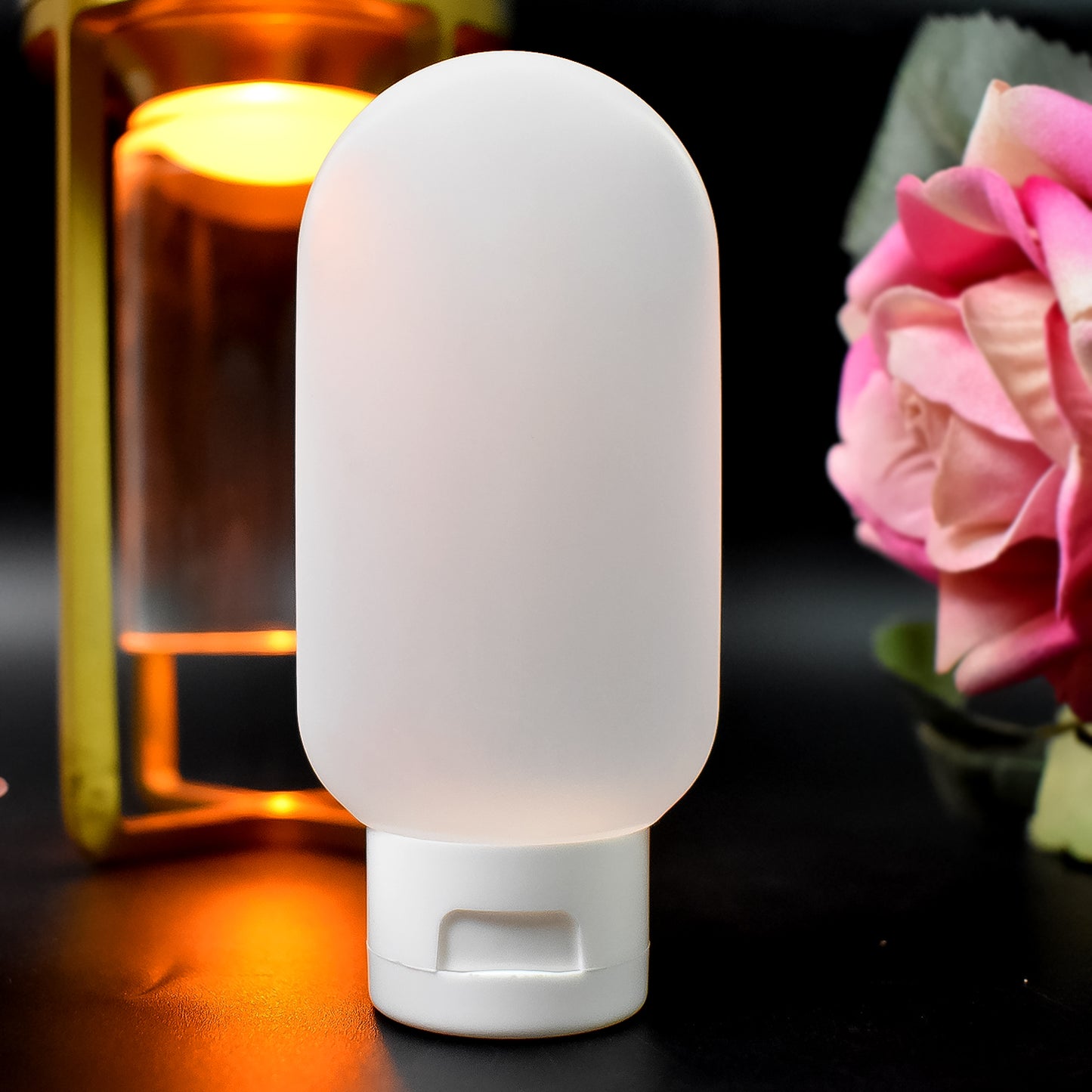 Small Plastic Travel Bottle Set Travel Shampoo And Conditioner Bottles (1 Pc 60 Ml Approx Mix Color) - Happy Price - Image 4