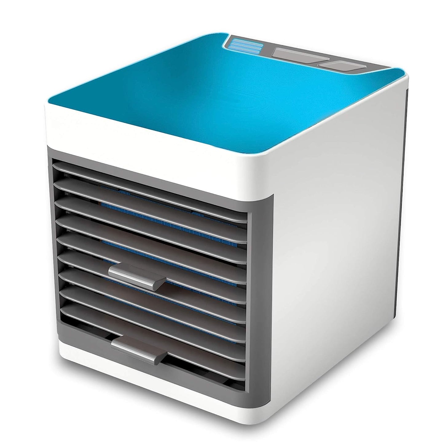 Mini Portable Air Cooler Personal Space Cooler Easy To Fill Water And Mood Led Light And Portable Air Conditioner Device Cool Any Space Like Home Office - Happy Price - Image 2