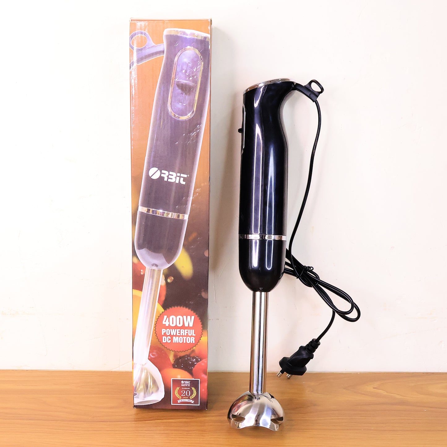 Orbit Electric Hand Blender with Stainless Steel Blade - 1 Pc - Happy Price - Image 7