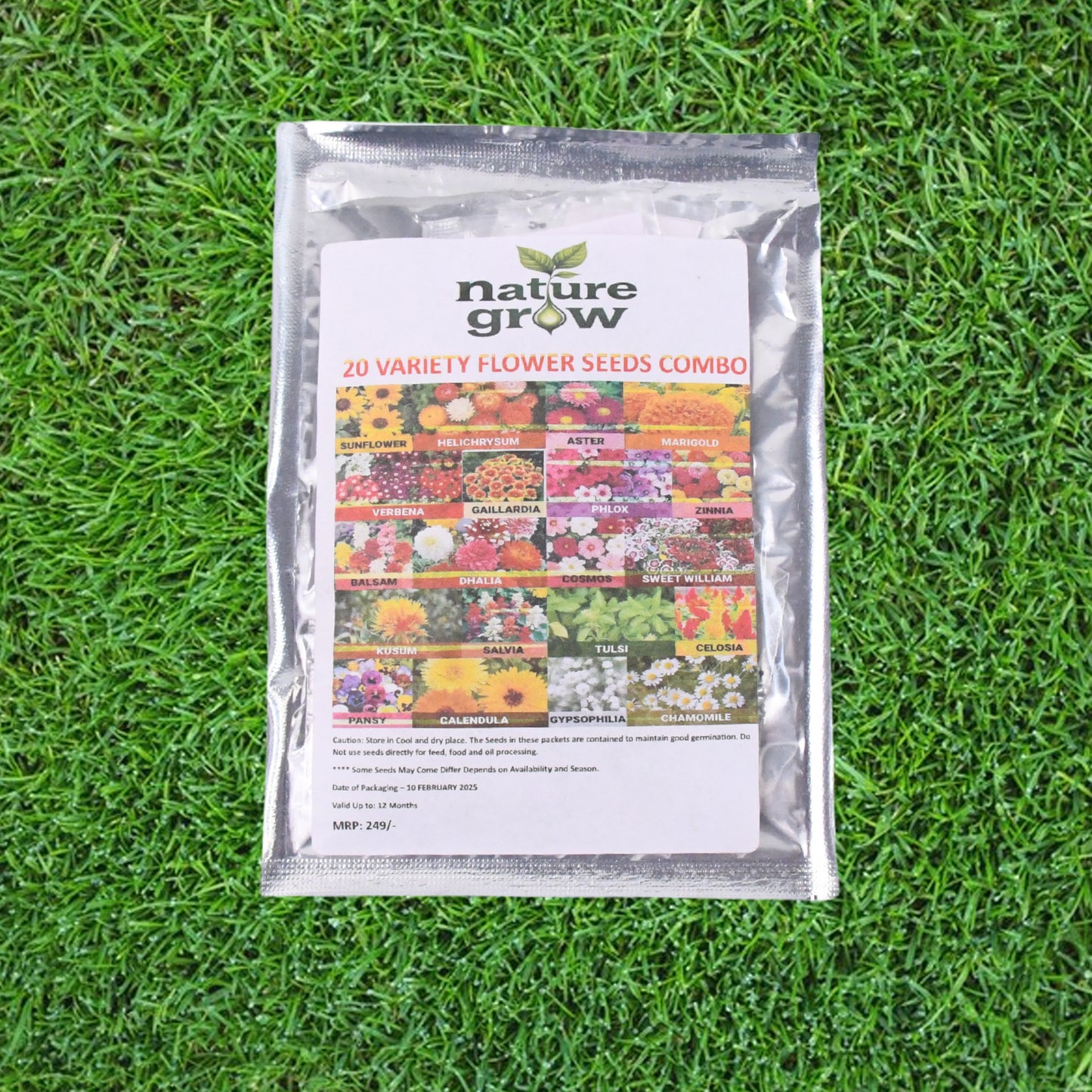 Seeds 20 Varieties Of Flower Seeds Combo (1 Pkt 20 Varieties) - Happy Price - Image 2