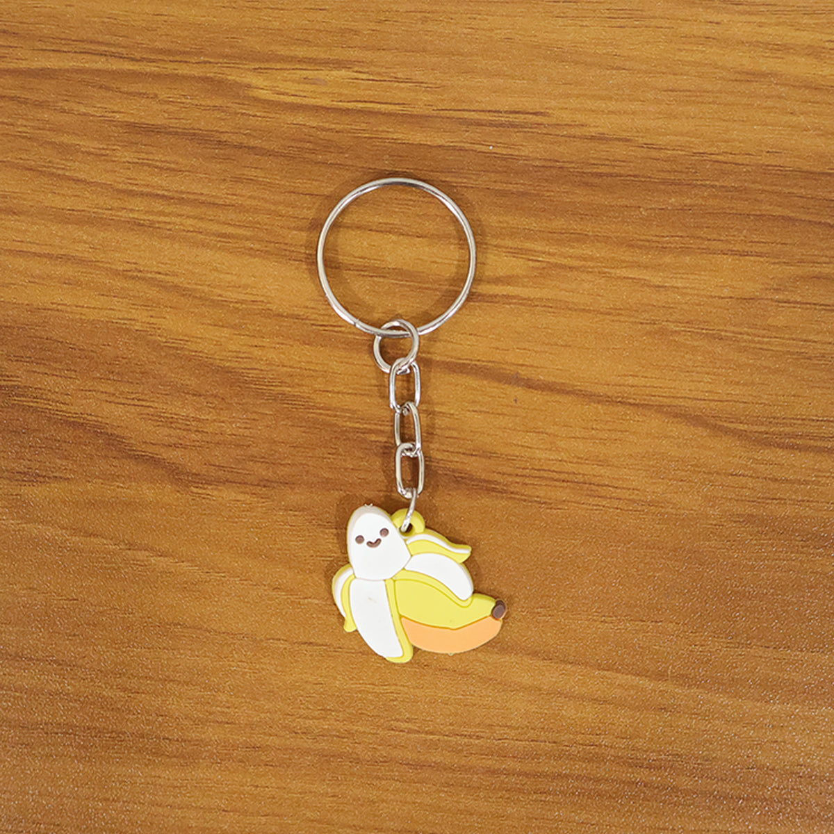 Cute Banana Cartoon Keychain with Metal Ring (1 Pc) - Happy Price - Image 7