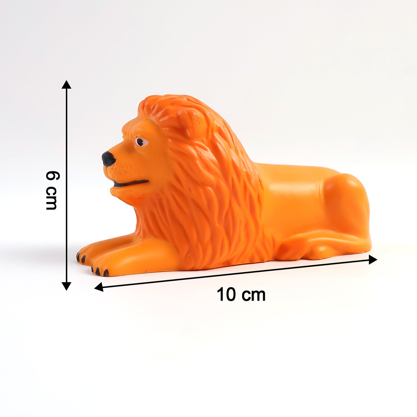 Golden Orange Lion Car Dashboard Figurine - 1 Pc Decorative Showpiece - Happy Price - Image 4