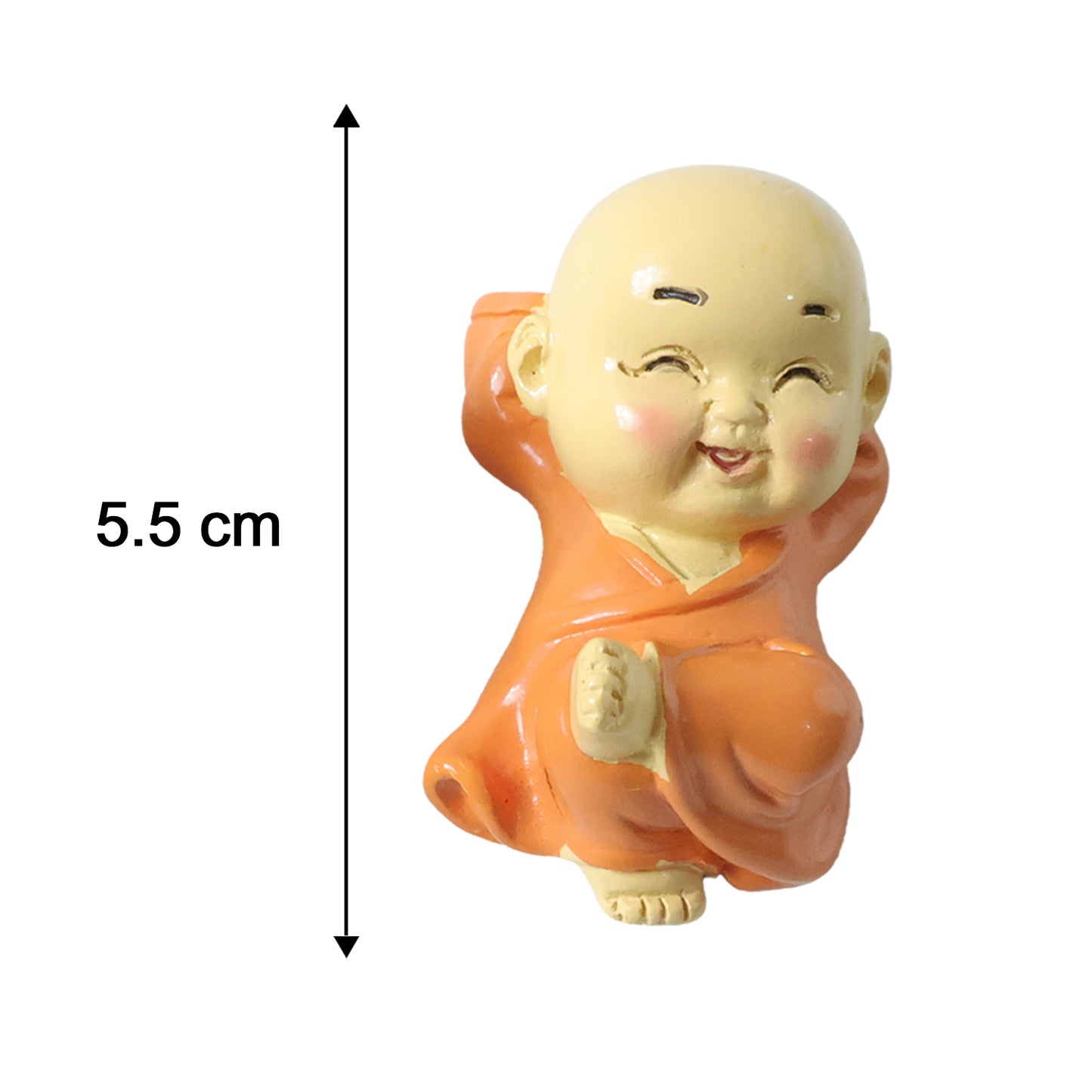 Set of 8 Mini Buddha Monk Figurines for Car, Home & Office Decor - Great Price - Image 4