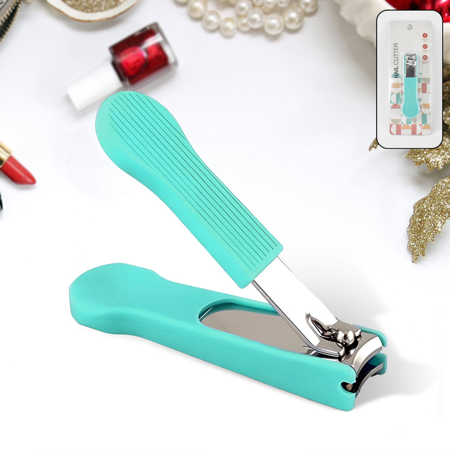 Nail Clippers Adult Nail Clippers Plastic Big Nail Clippers (1 Pc) - Happy Price - Image 2