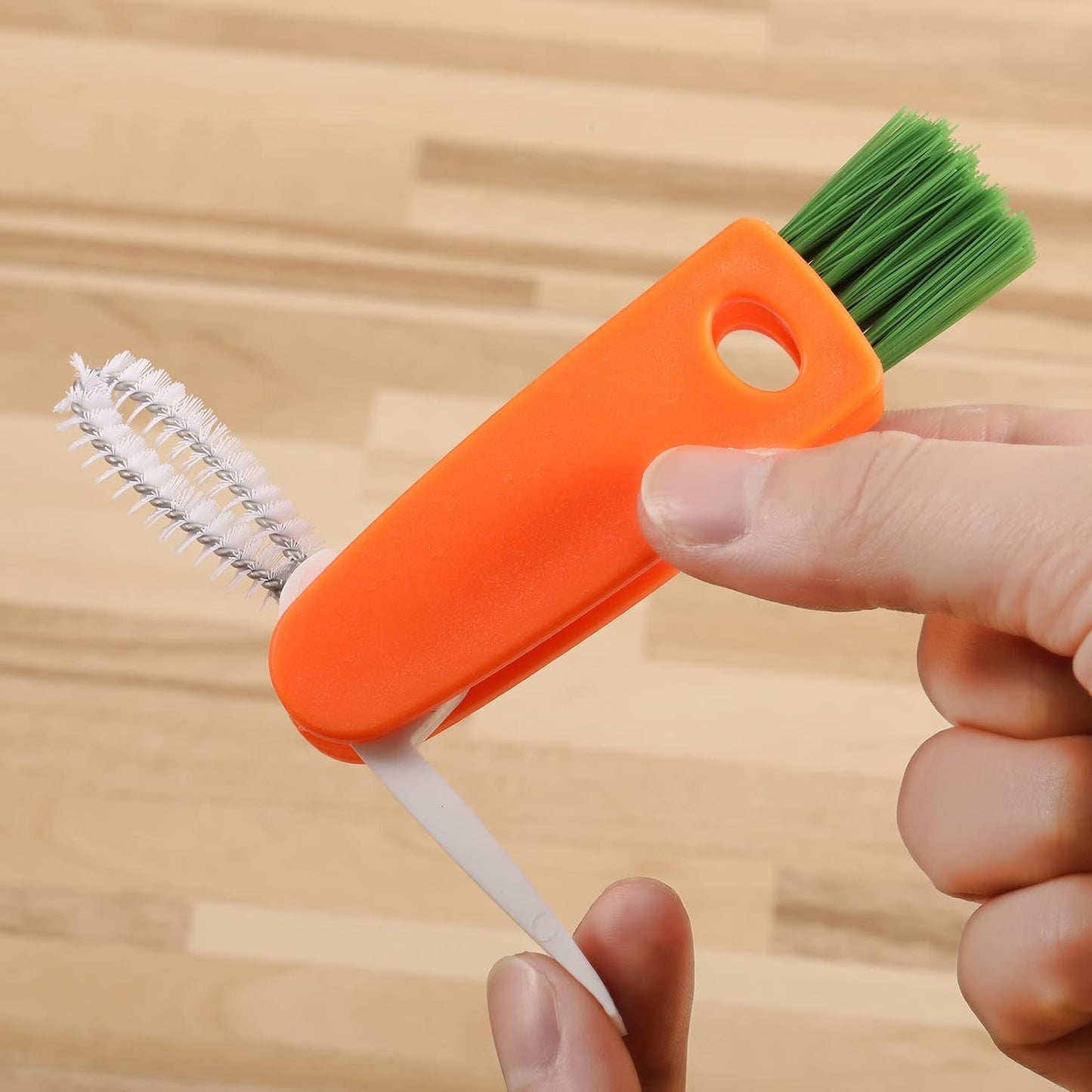 3-in-1 Multifunctional Cleaning Brush for Bottles & Lids (1 Pc) - Happy Price - Image 2