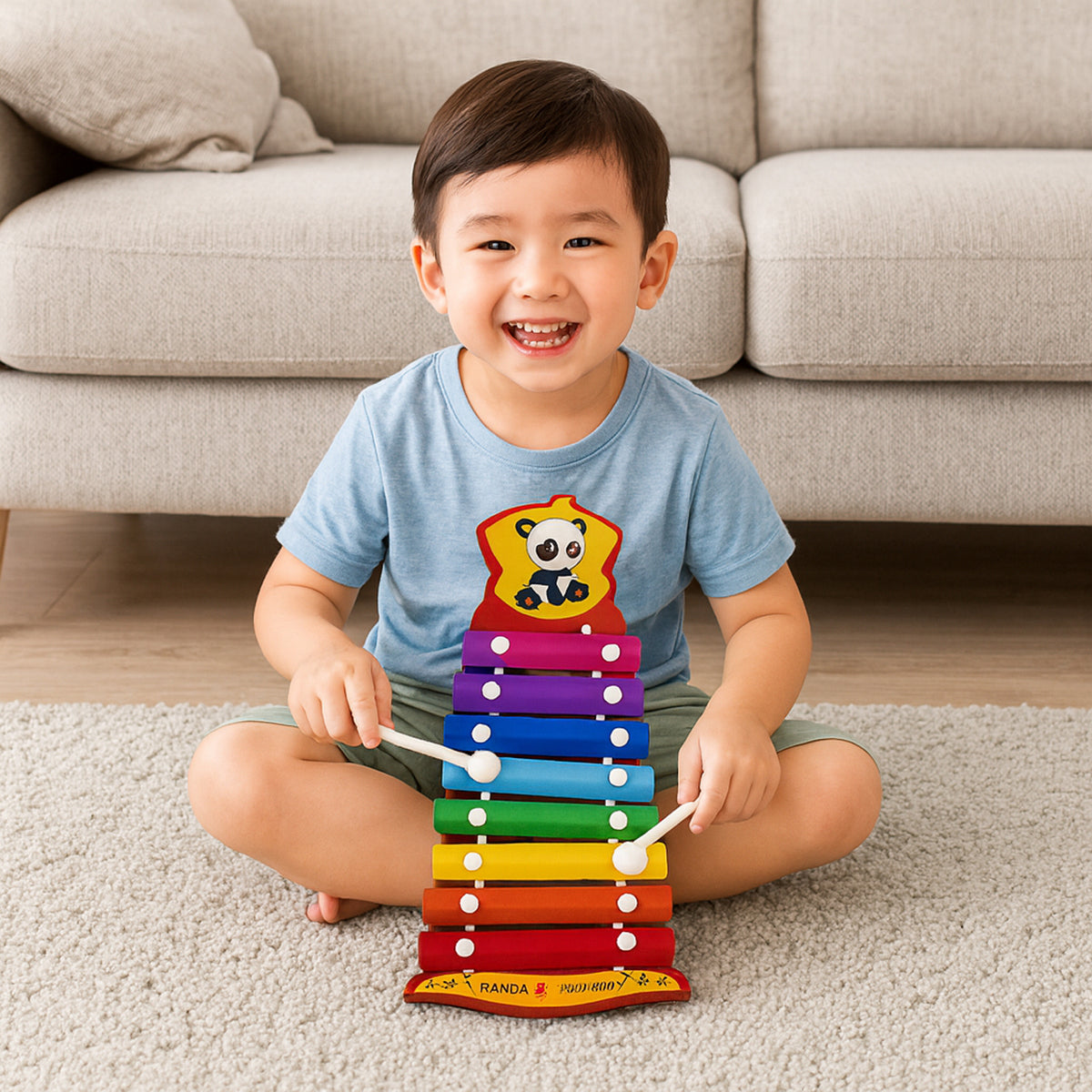 Vibrant Musical Xylophone Toy for Kids with 2 Mallets - Early Learning Instrument - Happy Price - Image 6
