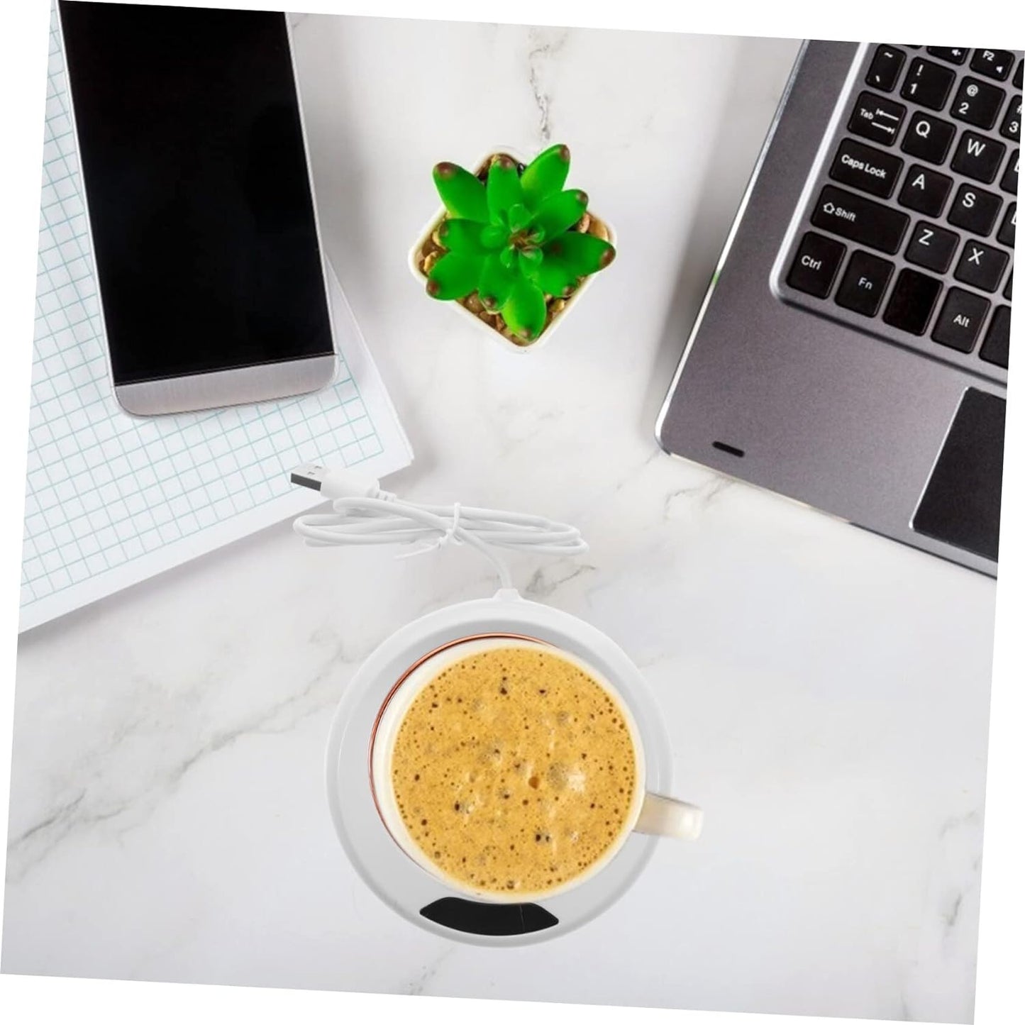 USB Powered Mug Warmer Coaster for Desk - Keep Drinks Hot (1 Pc) - Happy Price - Image 7