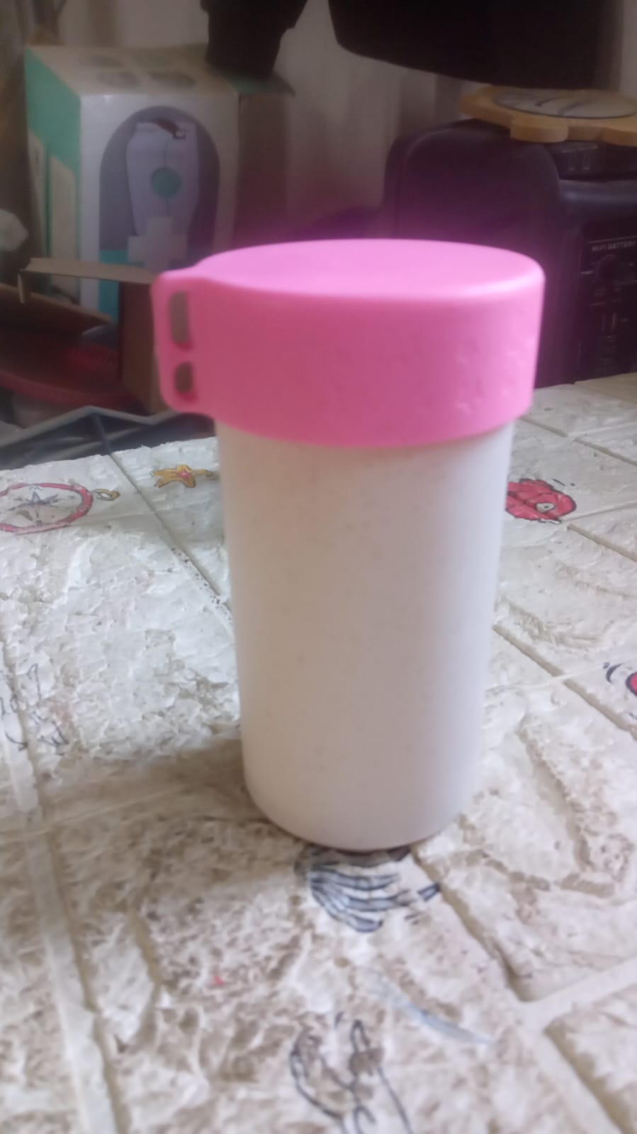 Travel Coffee Cup Portable Water Bottle Wheat Straw Coffee Tea Mug Coffee Mug With Lids For Coffee Tea (300 Ml Approx) - Happy Price - Image 7