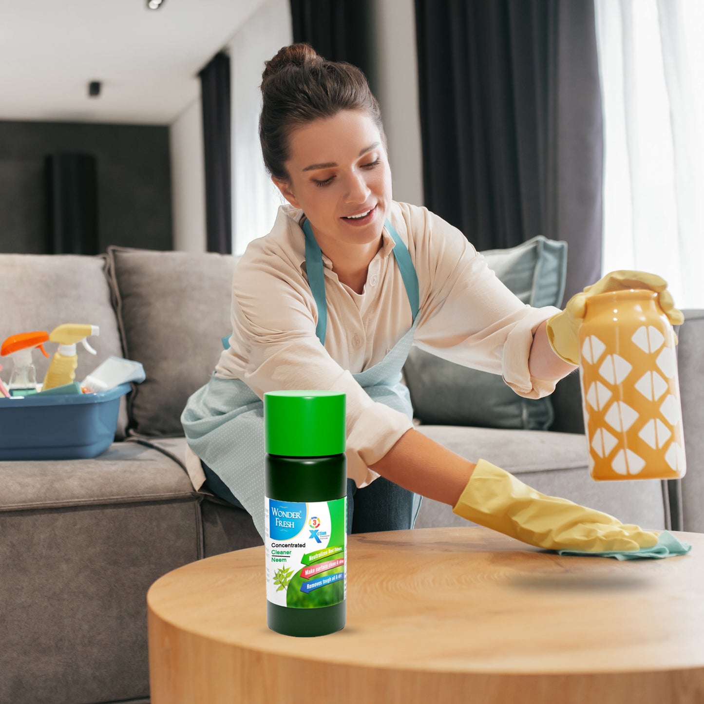 Mop Floor Surface Cleaner Liquid - Disinfectant Insect Repellent - Happy Price - Image 2