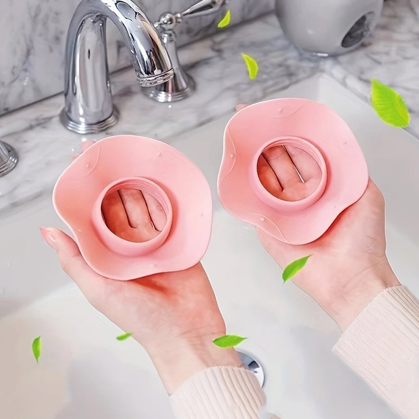 Silicone Wrist Bands For Washing Face (2 Pc Mix Color) - Happy Price - Image 3