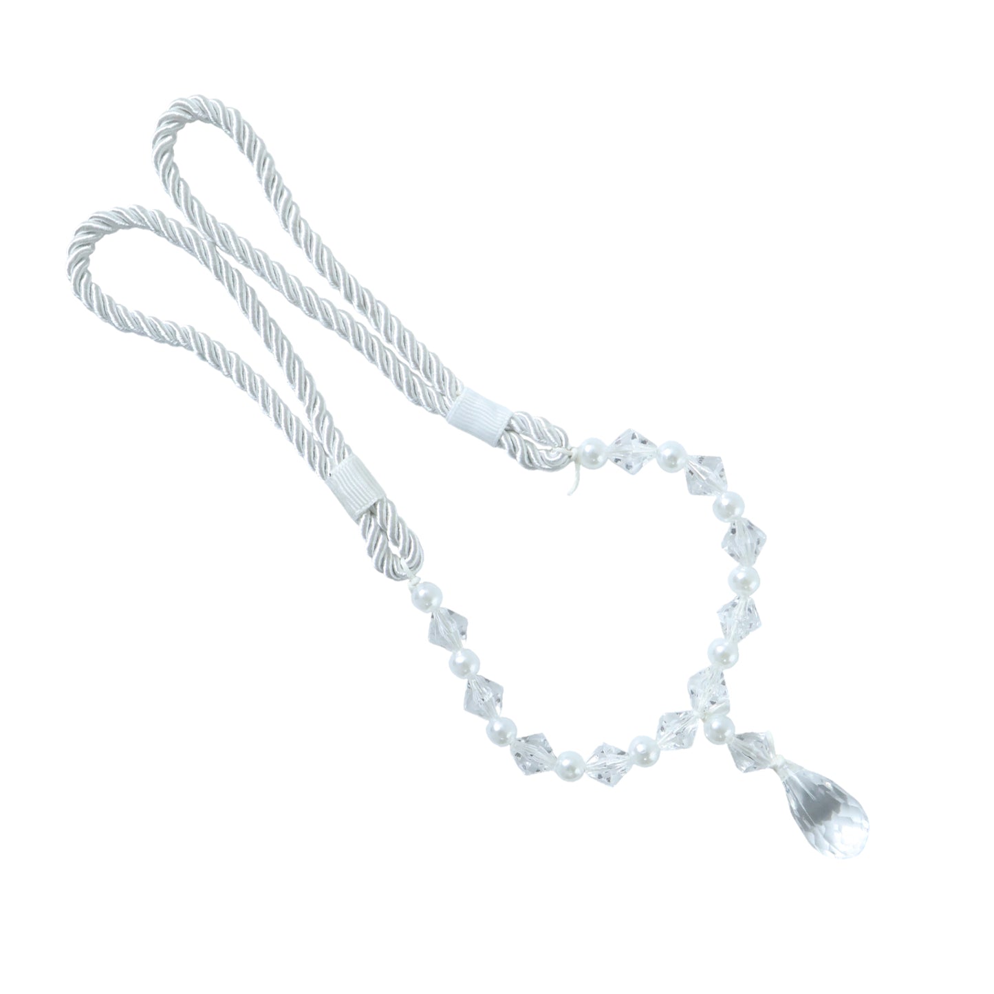 Elegant Crystal Beaded Curtain Tieback Holder (1 Pc) - Happy Price - Image 4