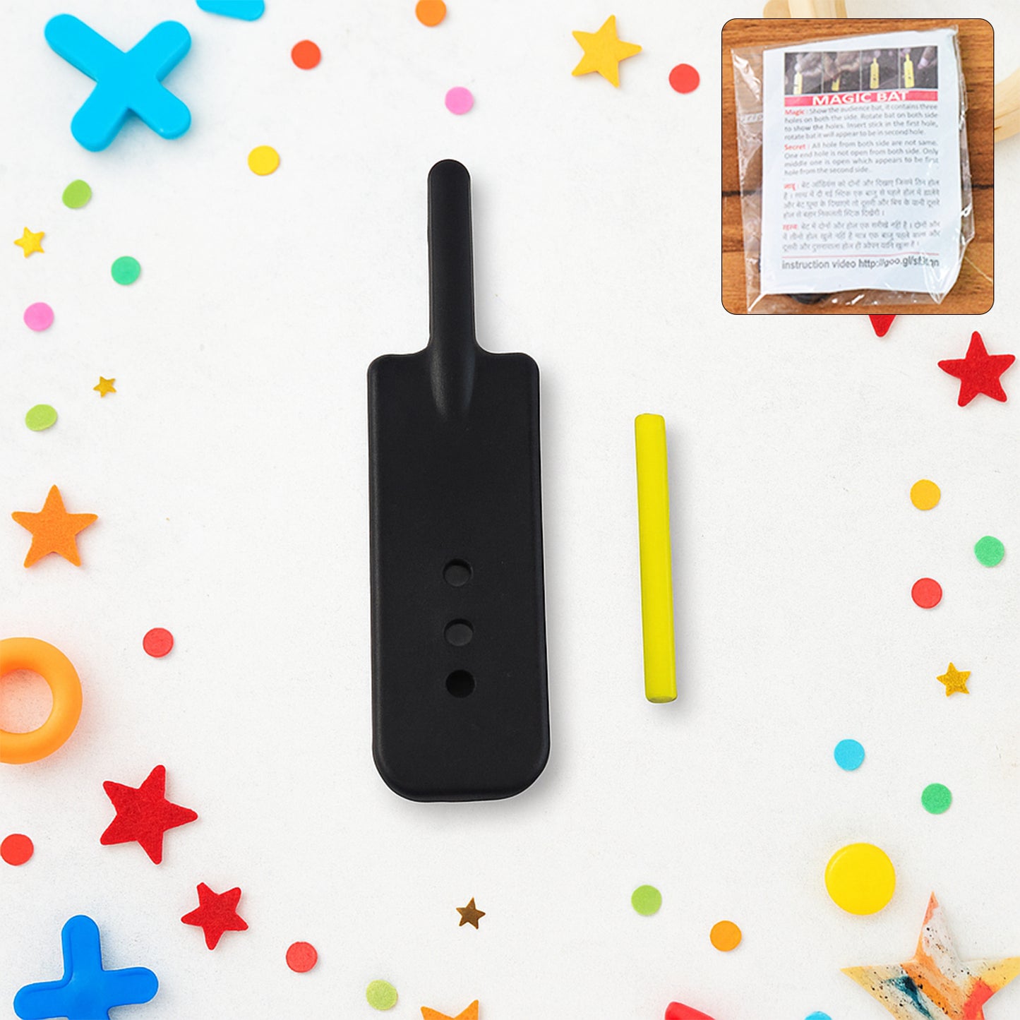 1 Magic Bat Toy Fun Trick Bat With 1 Stick For Kids - Happy Price - Image 3