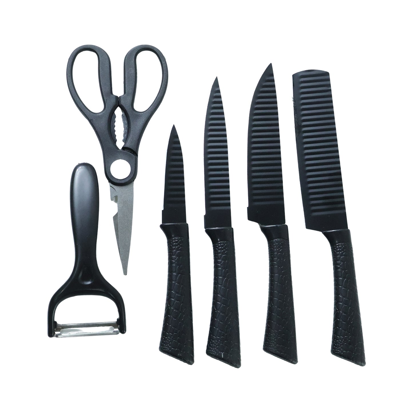 6-Piece Kitchen Knife Set with Peeler and Scissors - Great Price - Image 4