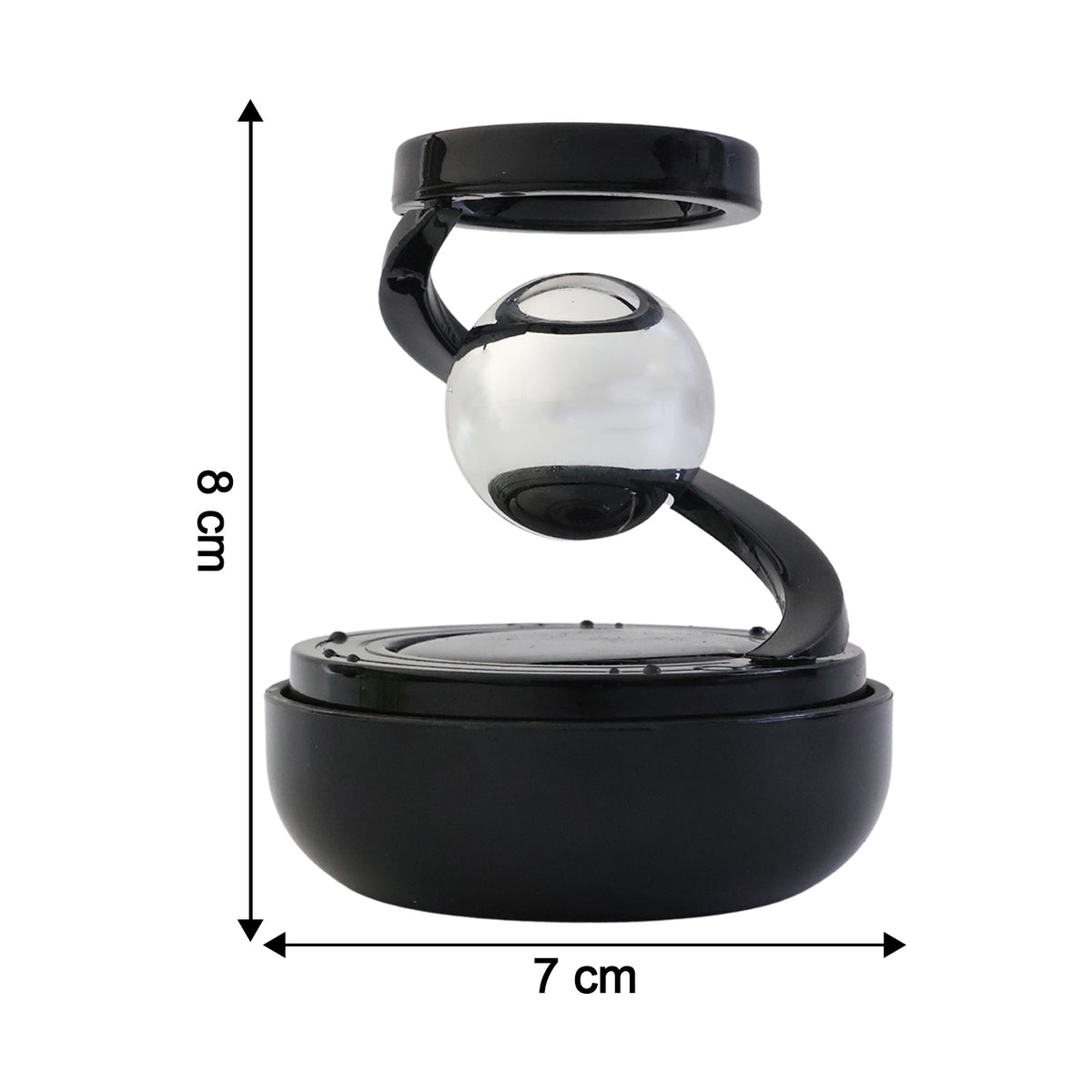 Solar Rotating Car Air Freshener with Auto Spin - 1 Pc - Happy Price - Image 3