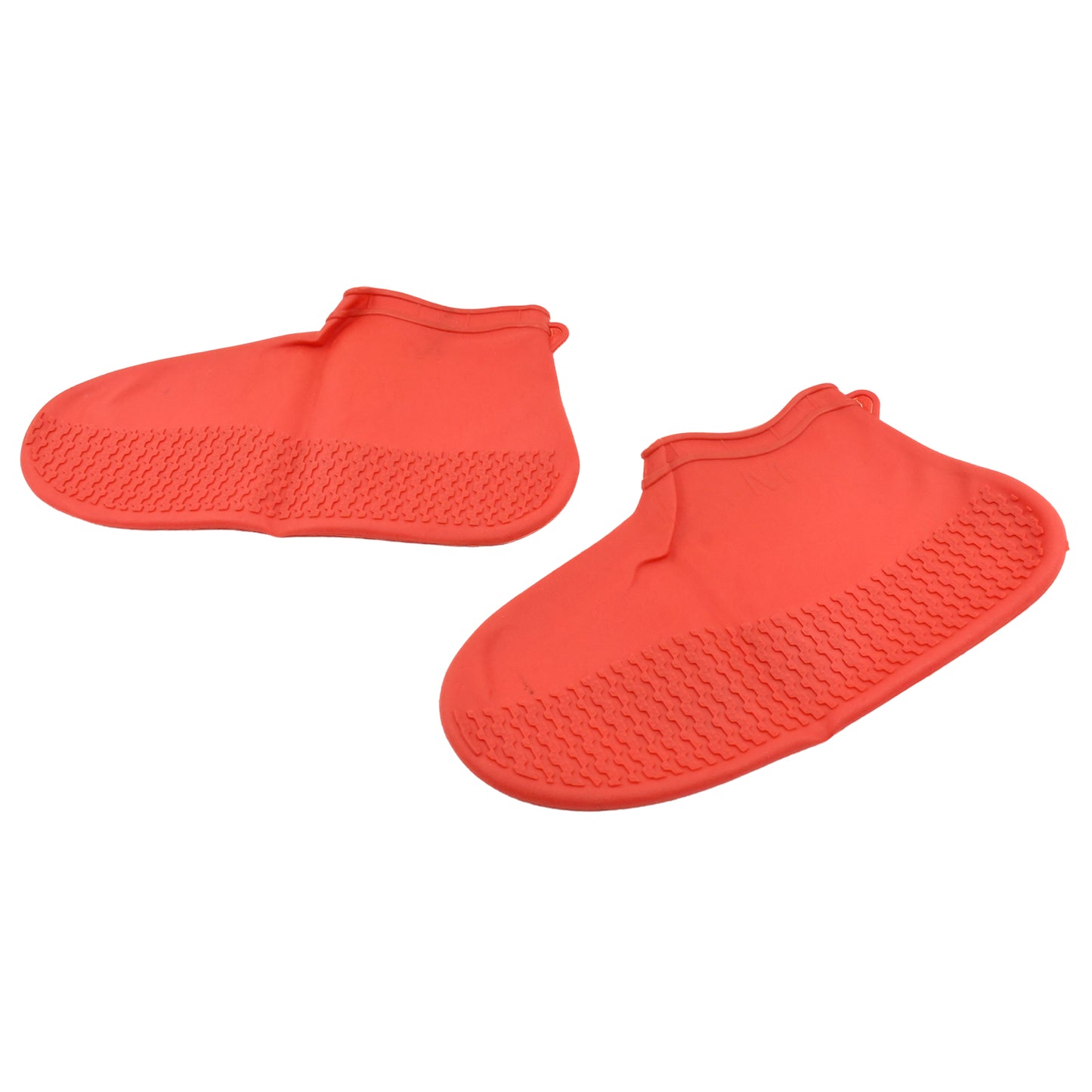 Non-slip Silicone Rain Reusable Anti Skid Waterproof Fordable Boot Shoe Cover (Medium Size 1 Pair Red) - Happy Price - Image 4