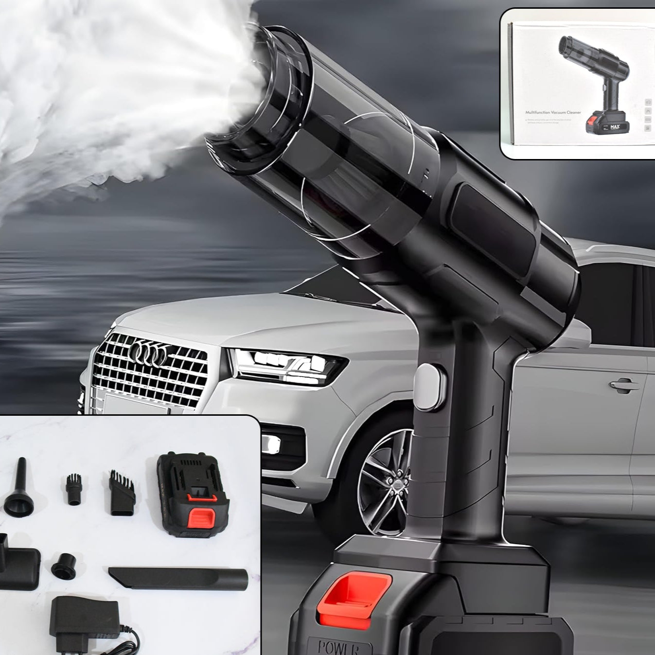 Multifunction 240v Wireless Handheld Vacuum Cleaner (1 Set) - Happy Price - Image 1