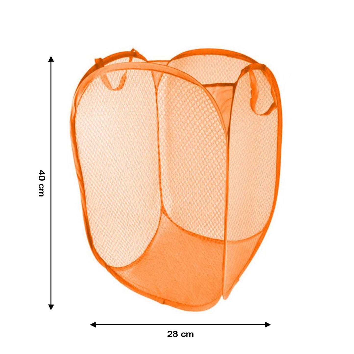 Foldable Mesh Laundry Basket with Handles - Collapsible Storage Bin - Happy Price - Image 4