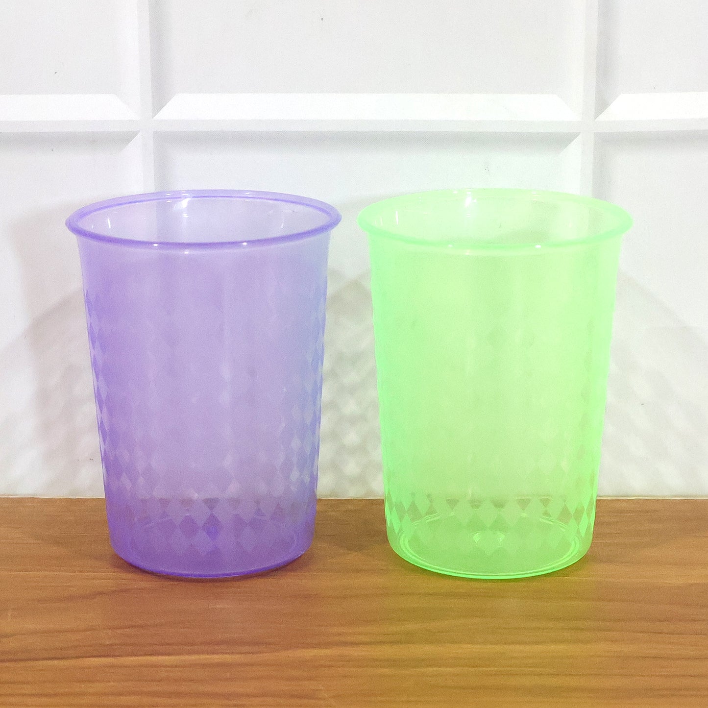 Reusable Plastic Drinking Glass, 200 ML Approx, 1 Pc, Mix Color - Happy Price - Image 7