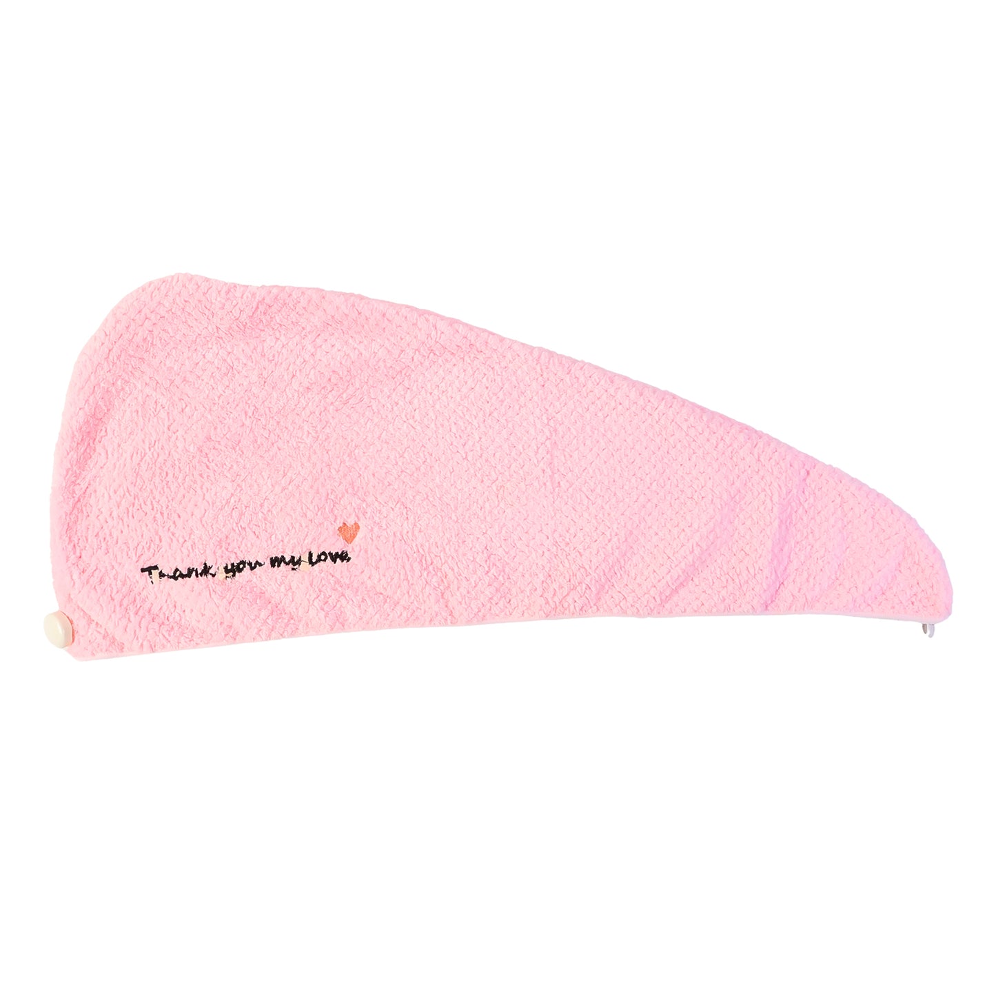 Ultra Soft Microfiber Hair Turban Wrap with Button - Quick Dry & Absorbent (1 Pc) - Happy Price - Image 5