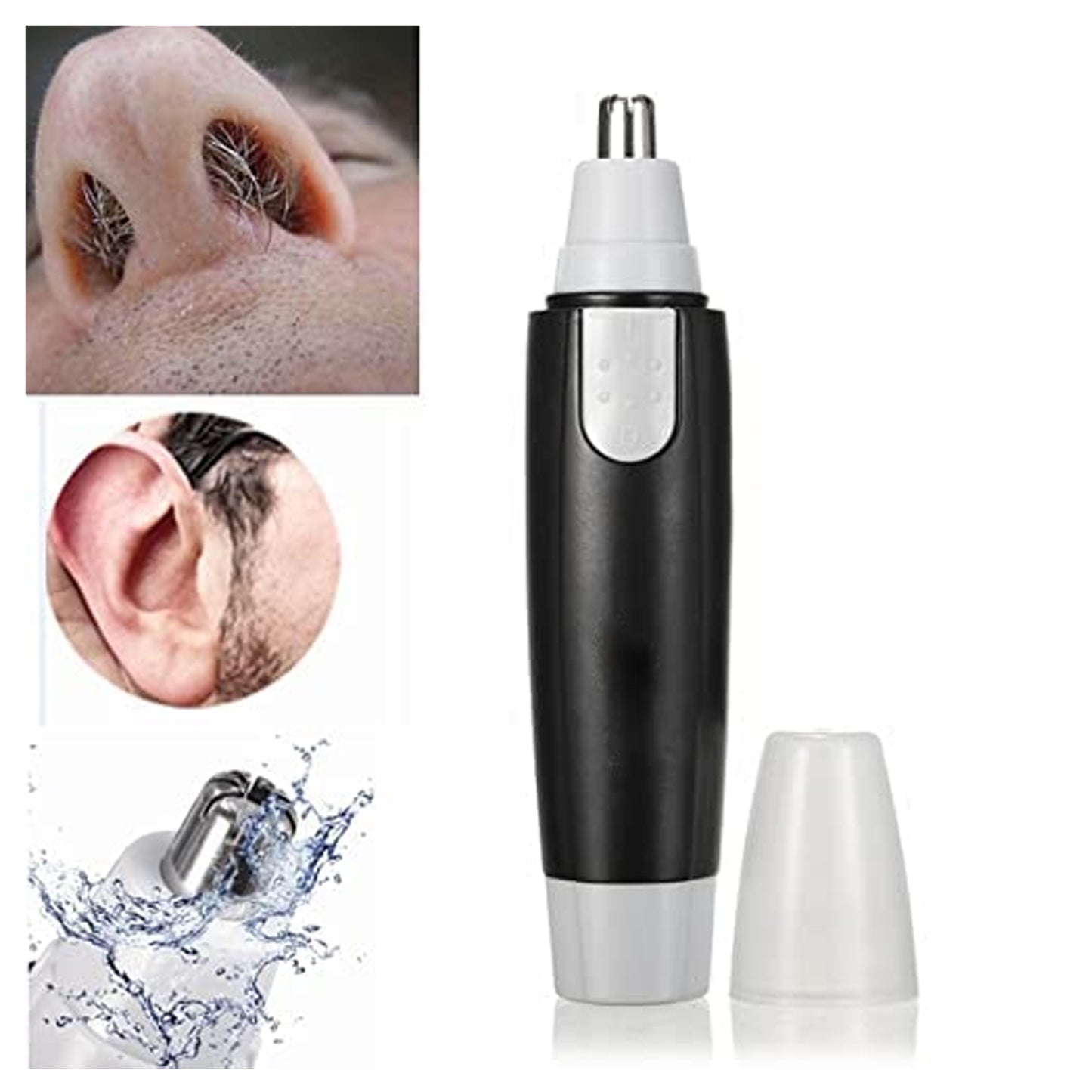 6003 Sharp New Ear And Nose Hair Trimmer Professional Heavy Duty Steel Nose Clipper Battery-operated. - Happy Price - Image 3
