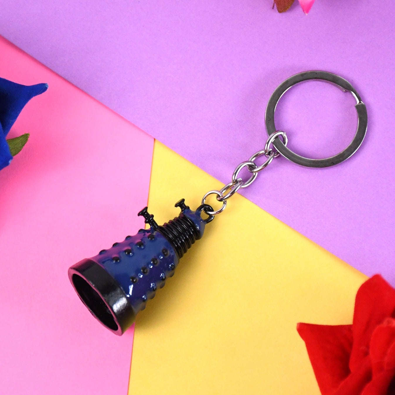 Metal Keychain - Durable Stylish Accessory (1 Pc Mix Color) - Happy Price - Image 1