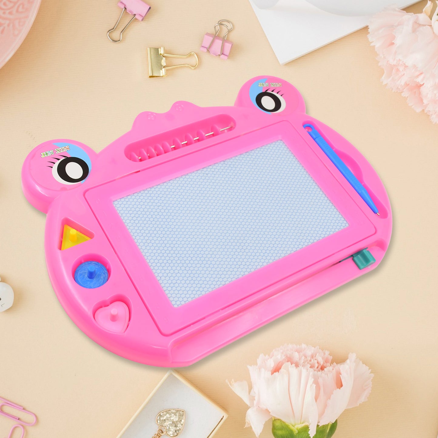 Frog Design Magic Sketch Slate Pad Board (1 Pc 28 20 Cm) - Happy Price - Image 3