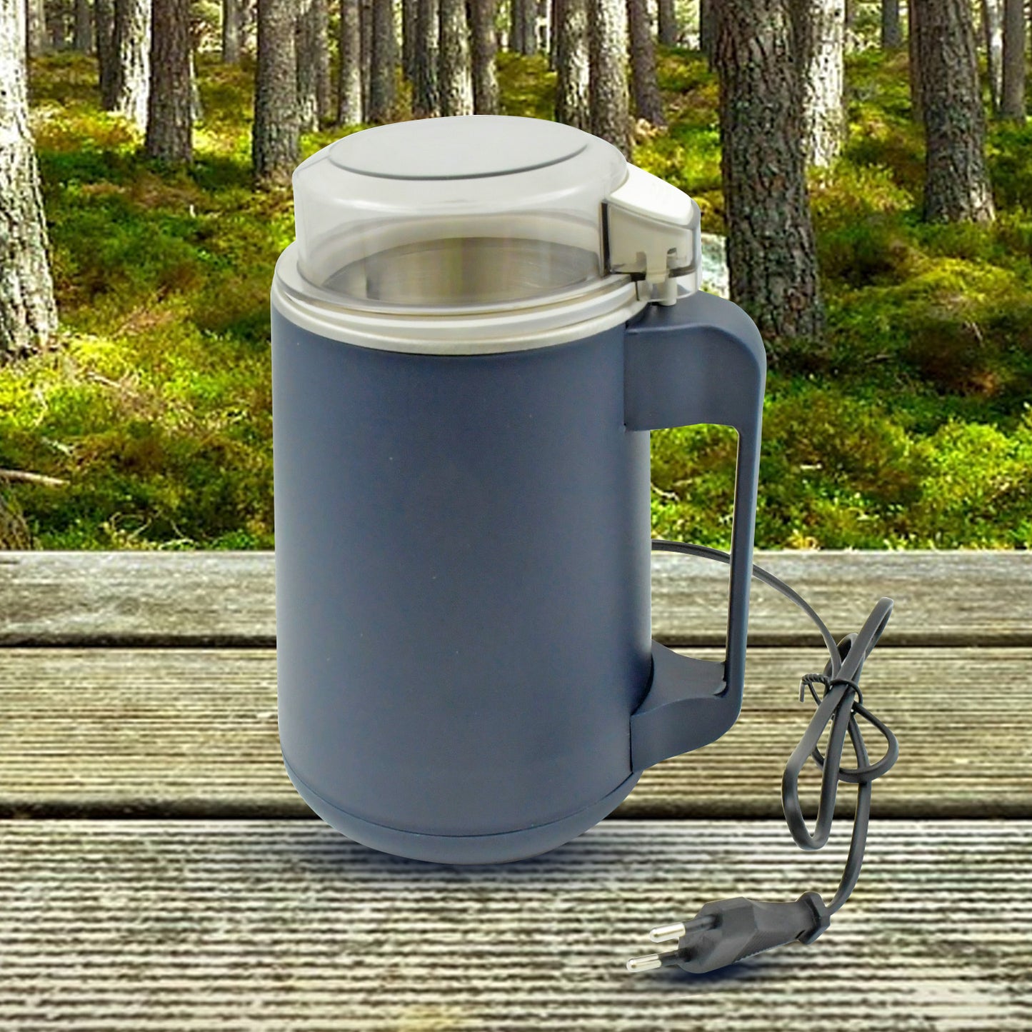 Eletric Coffee Powder Grinding Machine Stainless Steel Electric Spice Grinder Fine Powder Multifunctional Powder Grinder For Kitchen Coffee Grinder Machine For Home (300 Watt) - Happy Price - Image 4