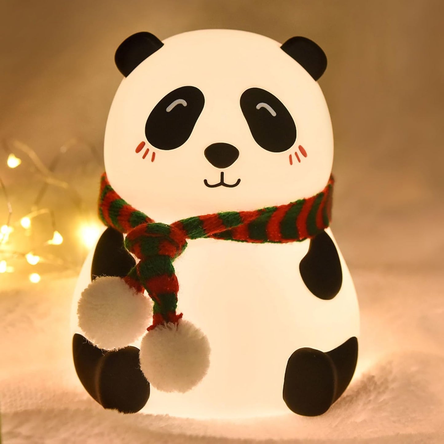 Panda 7-color Led Silicone Touch Lamp (1 Pc) - Happy Price - Image 1