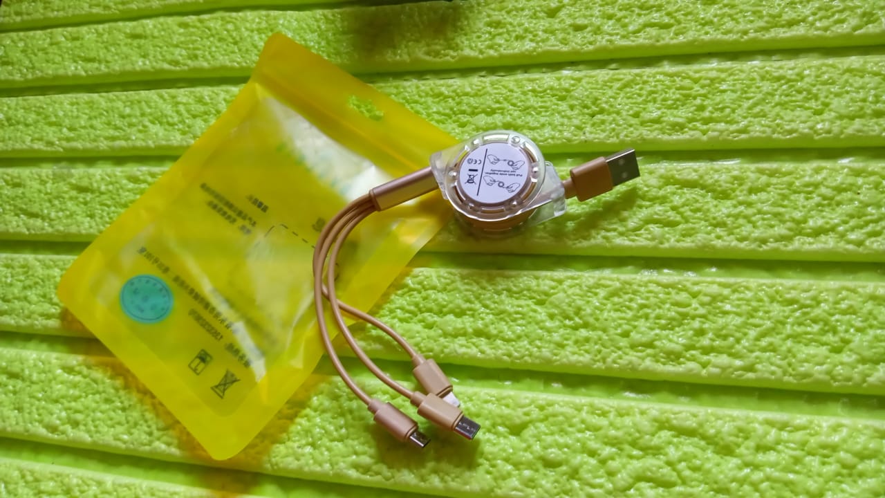 Retractable Charger Charging Cable Micro Usb Cable 3 In 1 Multi Charging Cable Compatible With Phone Type C Micro Android Usb And Other Mobile Devices (1 Pc) - Happy Price - Image 7