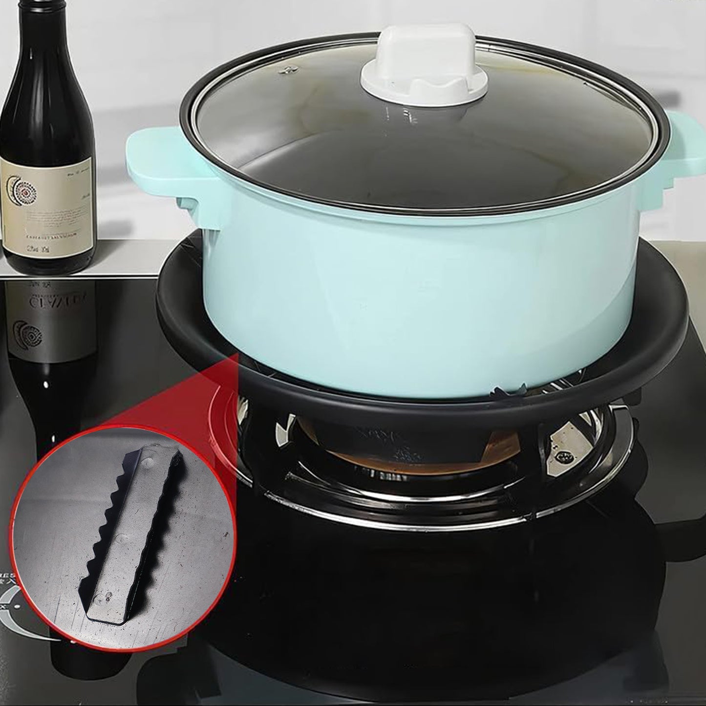 Gas Stove Flame Efficiency Ring - 25x25 cm, 1 Pc - Great Price - Image 5
