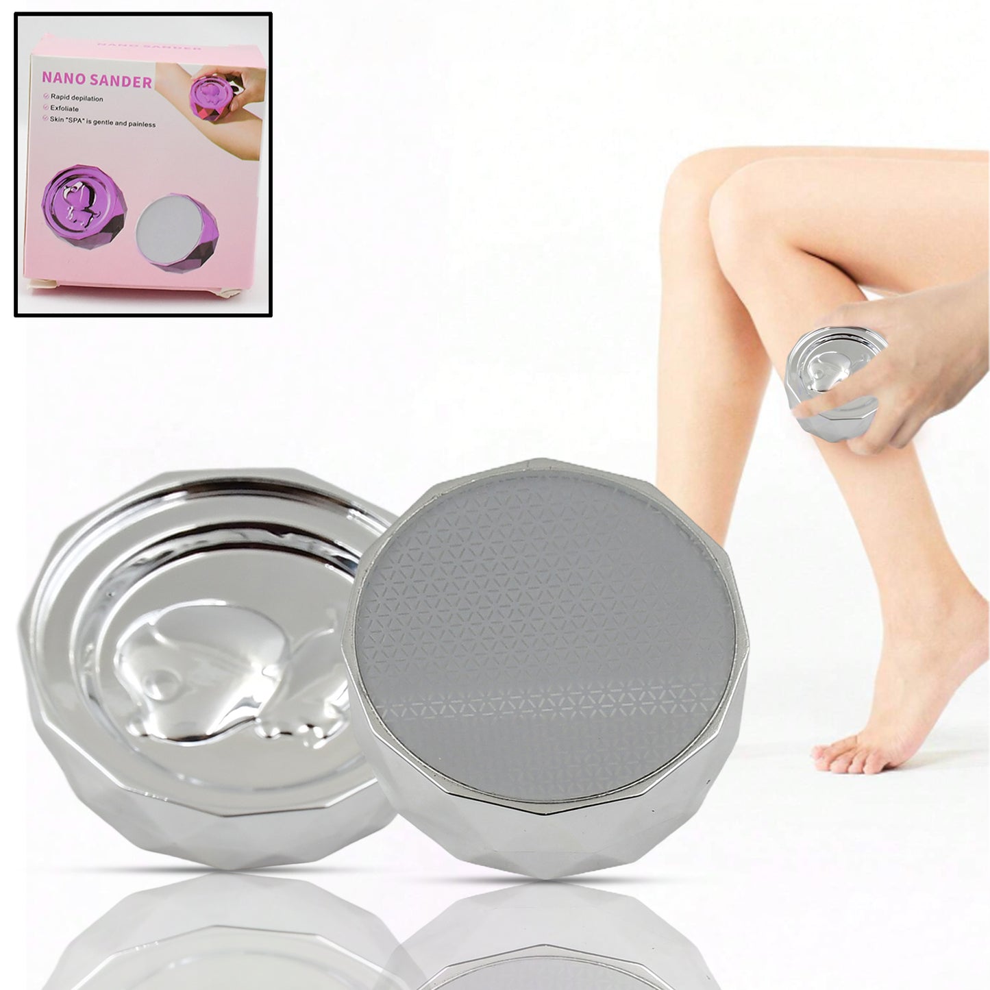 Nano Hair Remover For Arms Legs Back One Sided Skin Hair Remover (1 Pc) - Happy Price - Image 2