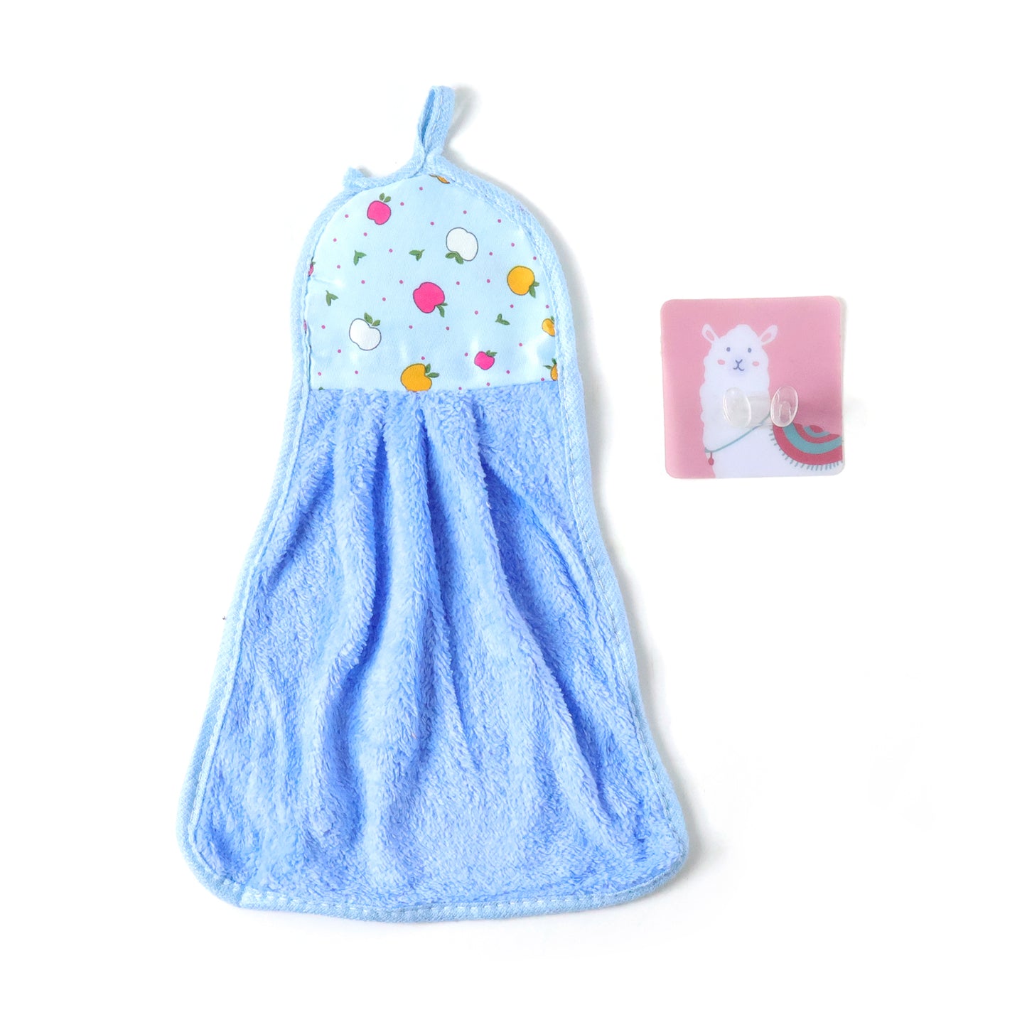 Absorbent Microfiber Hanging Hand Towel with Adhesive Hook for Kitchen & Bathroom - Happy Price - Image 4