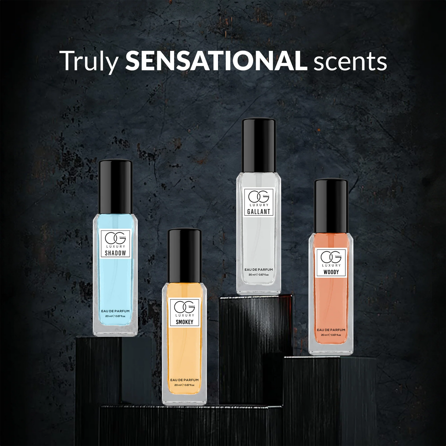 Luxury Perfume Gift Set - 4 Pc Collection (20 ML Each) - Unisex Fragrances - Happy Price - Image 4