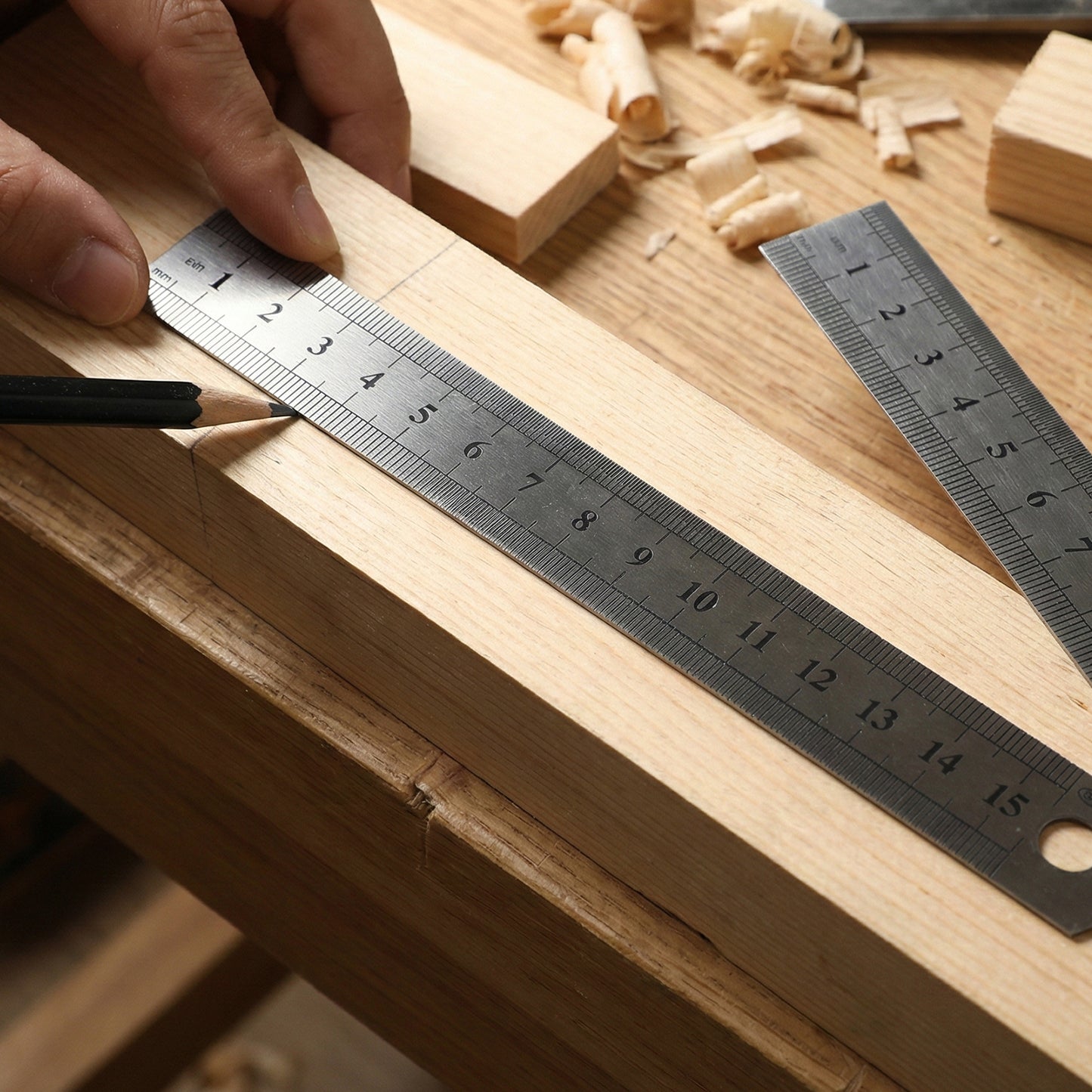 15 cm Measuring Scale Ruler (1 Pc) - Accurate Straight Edge Tool - Happy Price - Image 3
