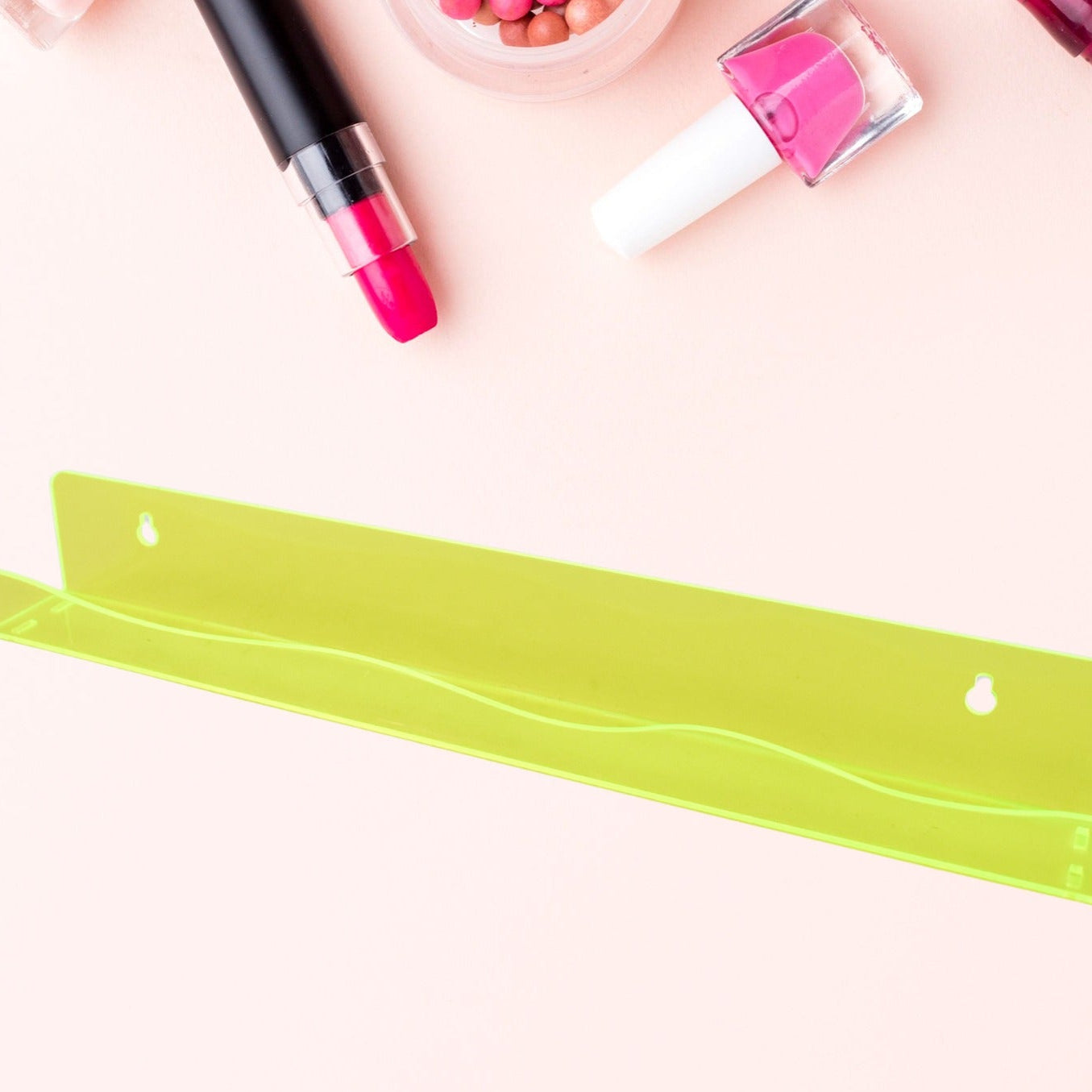 Acrylic Floating Shelves Wall Mounted Shelves (1 Pc 38 Cm Long) - Happy Price - Image 1