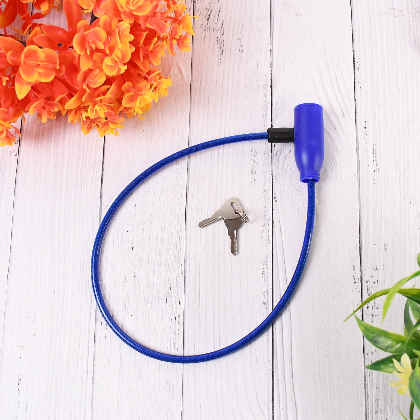 Heavy Duty Multipurpose Steel Cable Safety Lock With 2 Keys (1 Pc) - Happy Price - Image 3