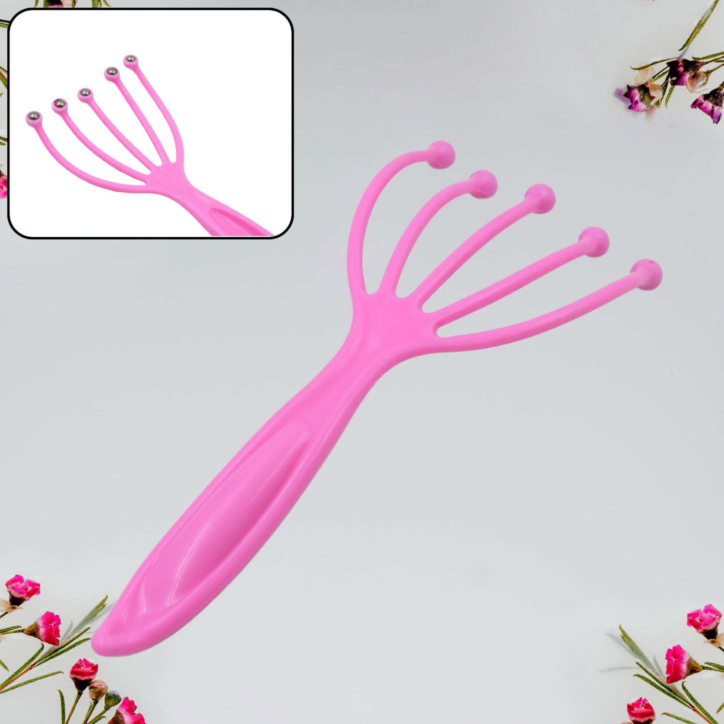 Scalp Massager Handheld Portable Head Massager Deep Relax And Pressure Relief In Office Household And Tour Fathers Day And Mothers Day Gifts For Home Relaxation (1 Pc ) - Happy Price - Image 5