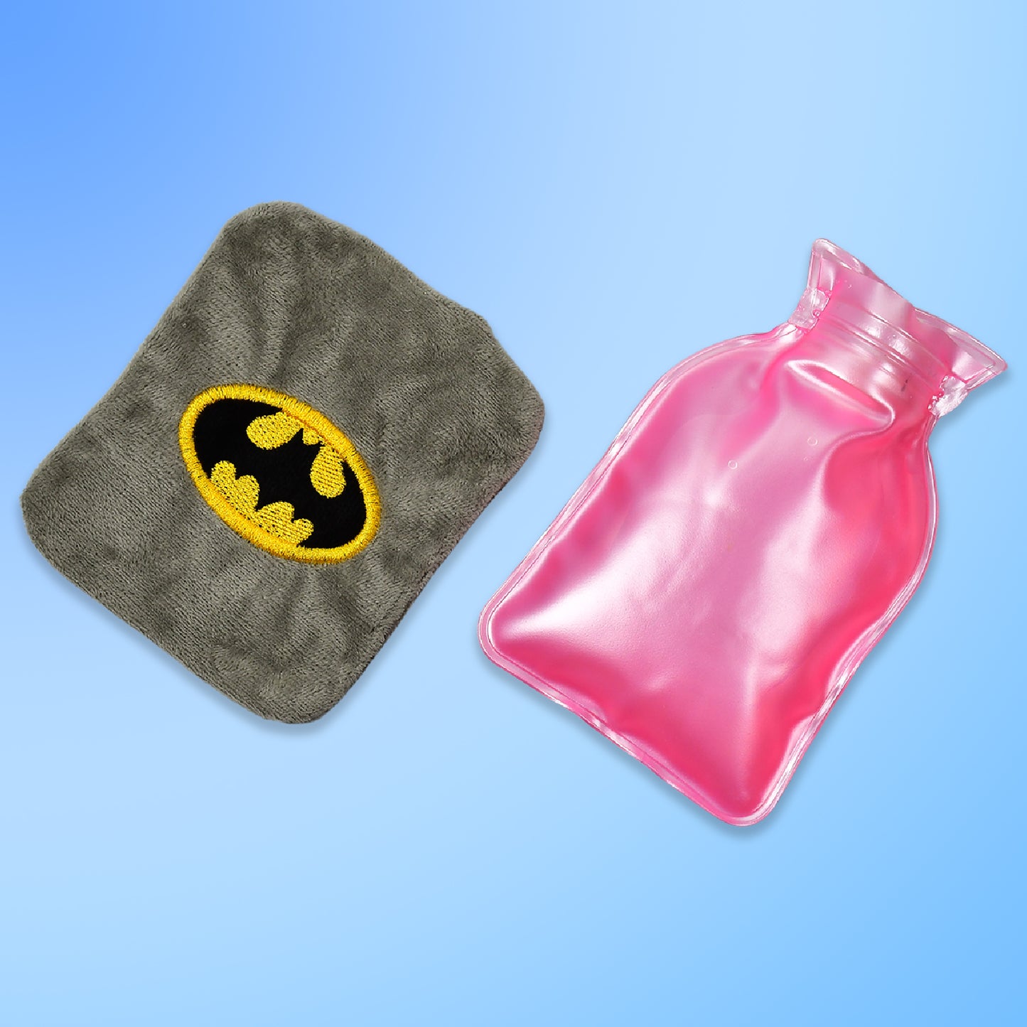 Batman Small Hot Water Bag With Cover For Pain Relief Neck Shoulder Pain And Hand Feet Warmer Menstrual Cramps. - Happy Price - Image 3