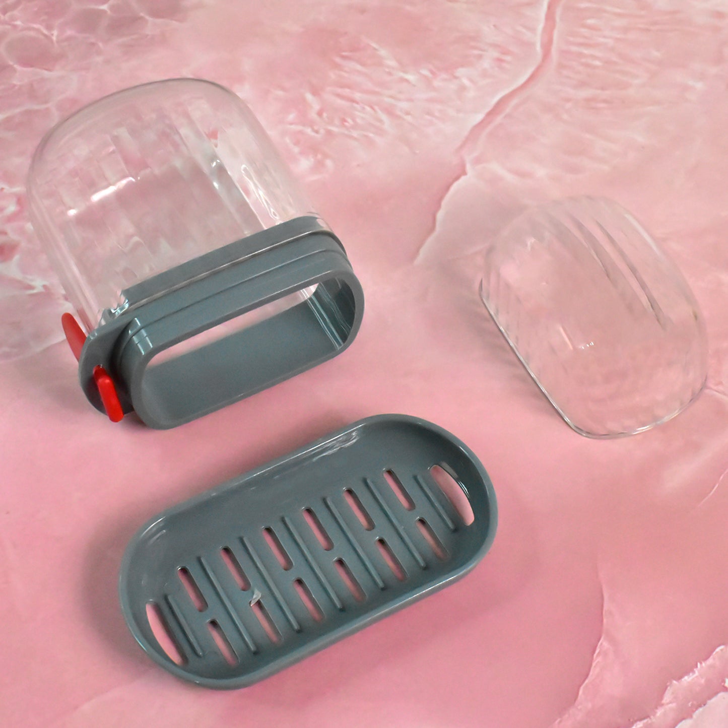 Multipurpose Soap Box Holder With Transparent Dust-proof Lid Sabudani (1 Pc) - Happy Price - Image 5