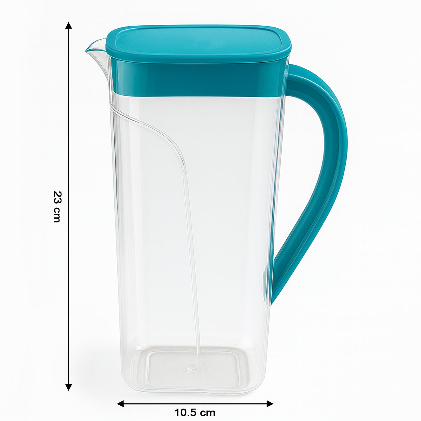 1500ml Plastic Juice and Water Jug with Secure Lid and Easy Grip Handle - Happy Price - Image 3