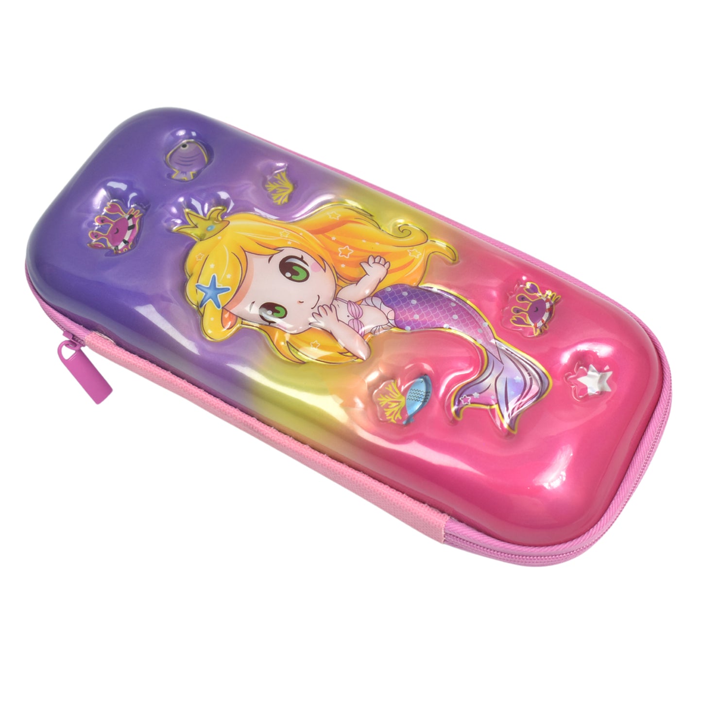 3d Cartoon Zipper Compass Box Pencil Box (1 Pc) - Happy Price - Image 4